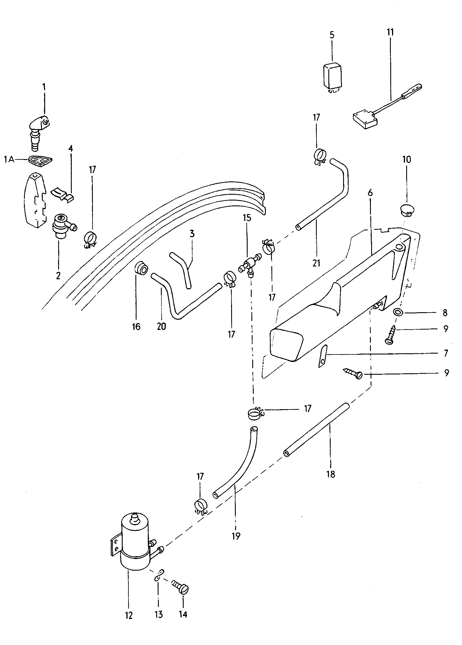Scheinwerferwaschanlage - Typ 2/syncro(T2)  
