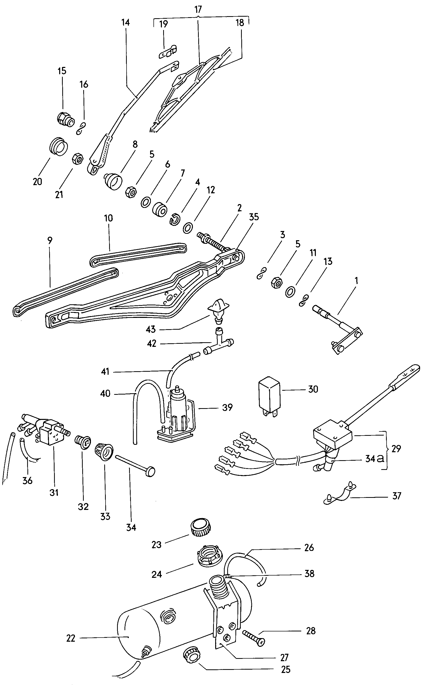 Scheibenwischer; Scheibenwaschanlage - Typ 2/syncro(T2)  