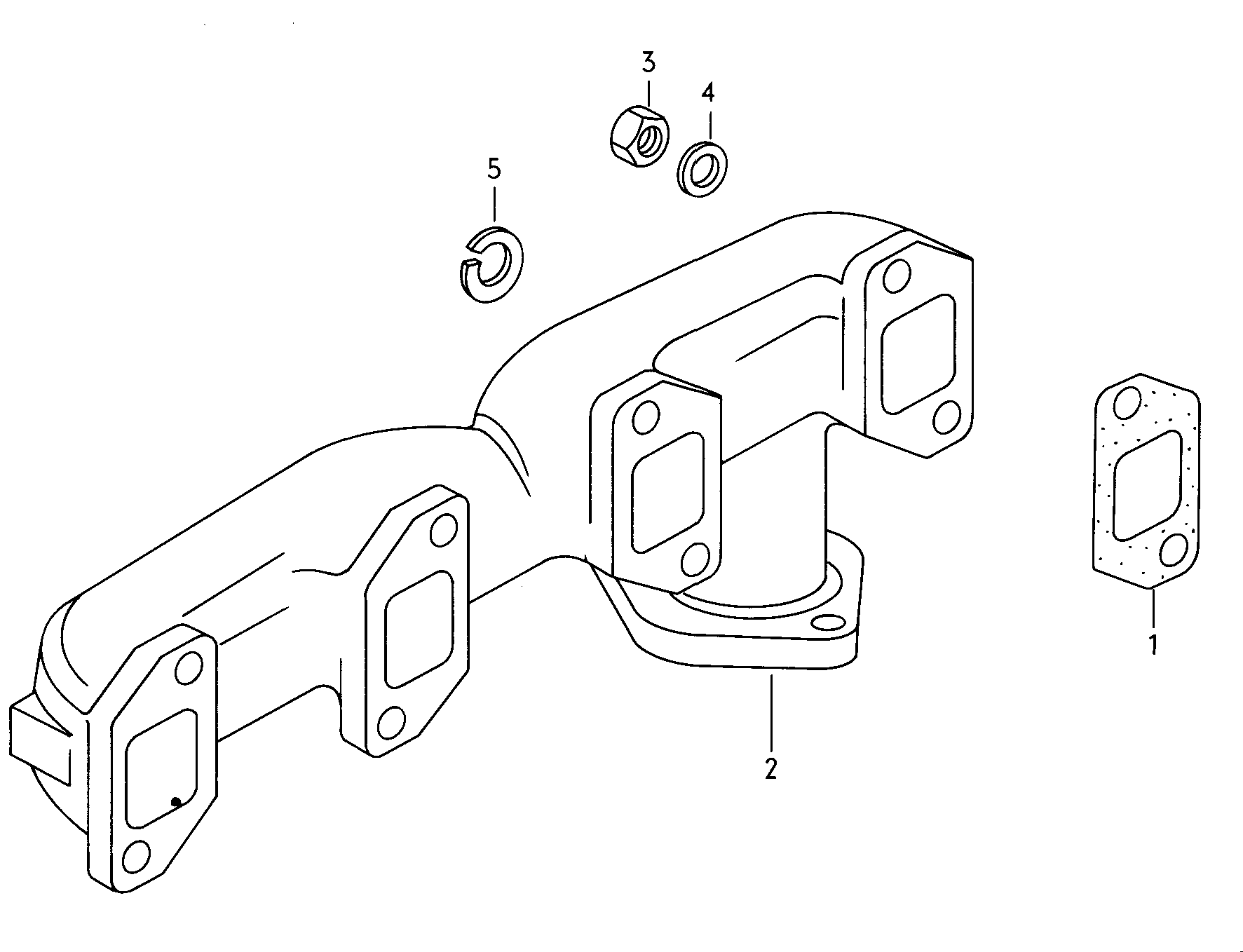 exhaust manifolds - LT, LT 4x4(LT)  