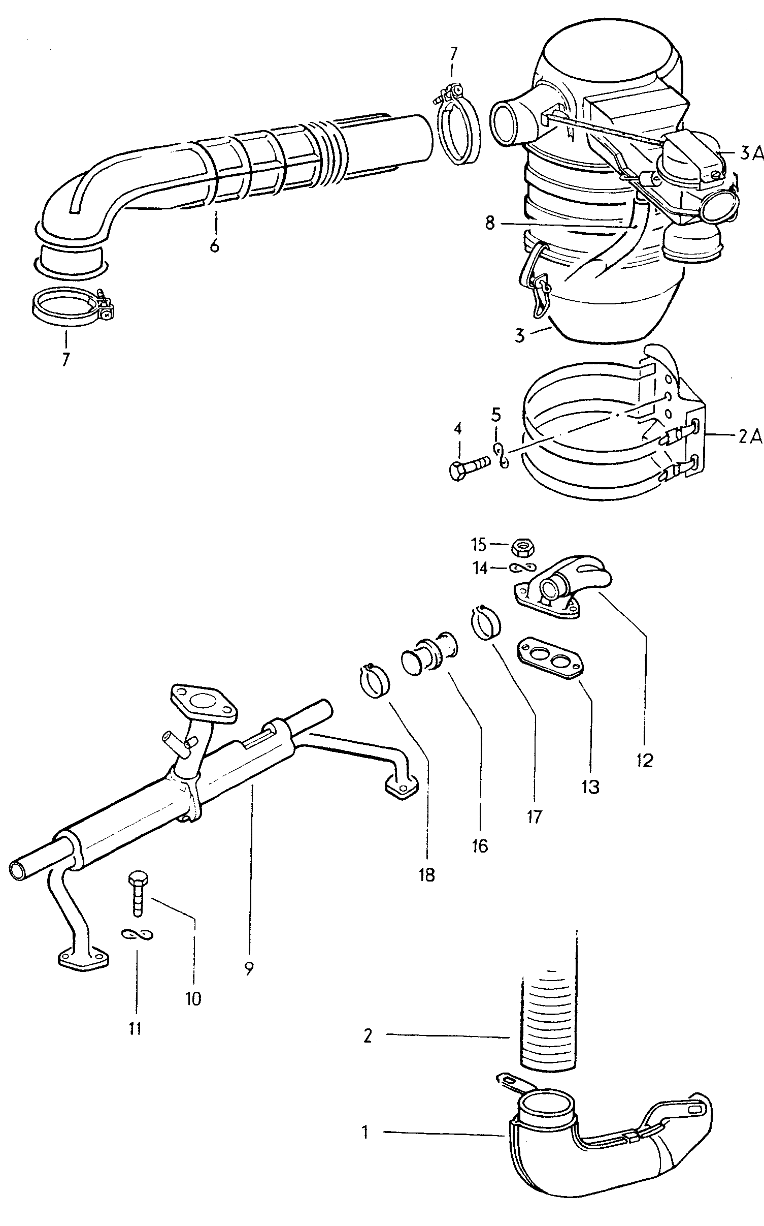 Воздухозаборная труба; Воздушный фильтр - Mod.181 / Iltis(ILT)  