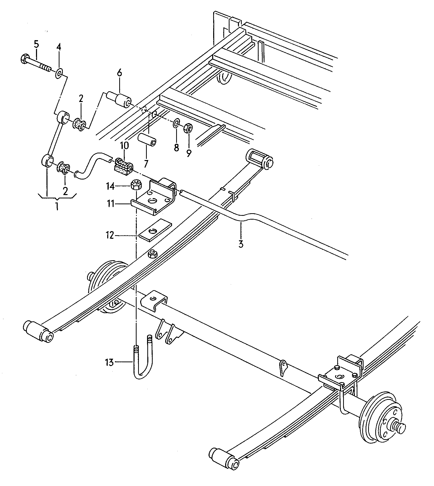 barra stabilizzatrice - Caddy(CA)  