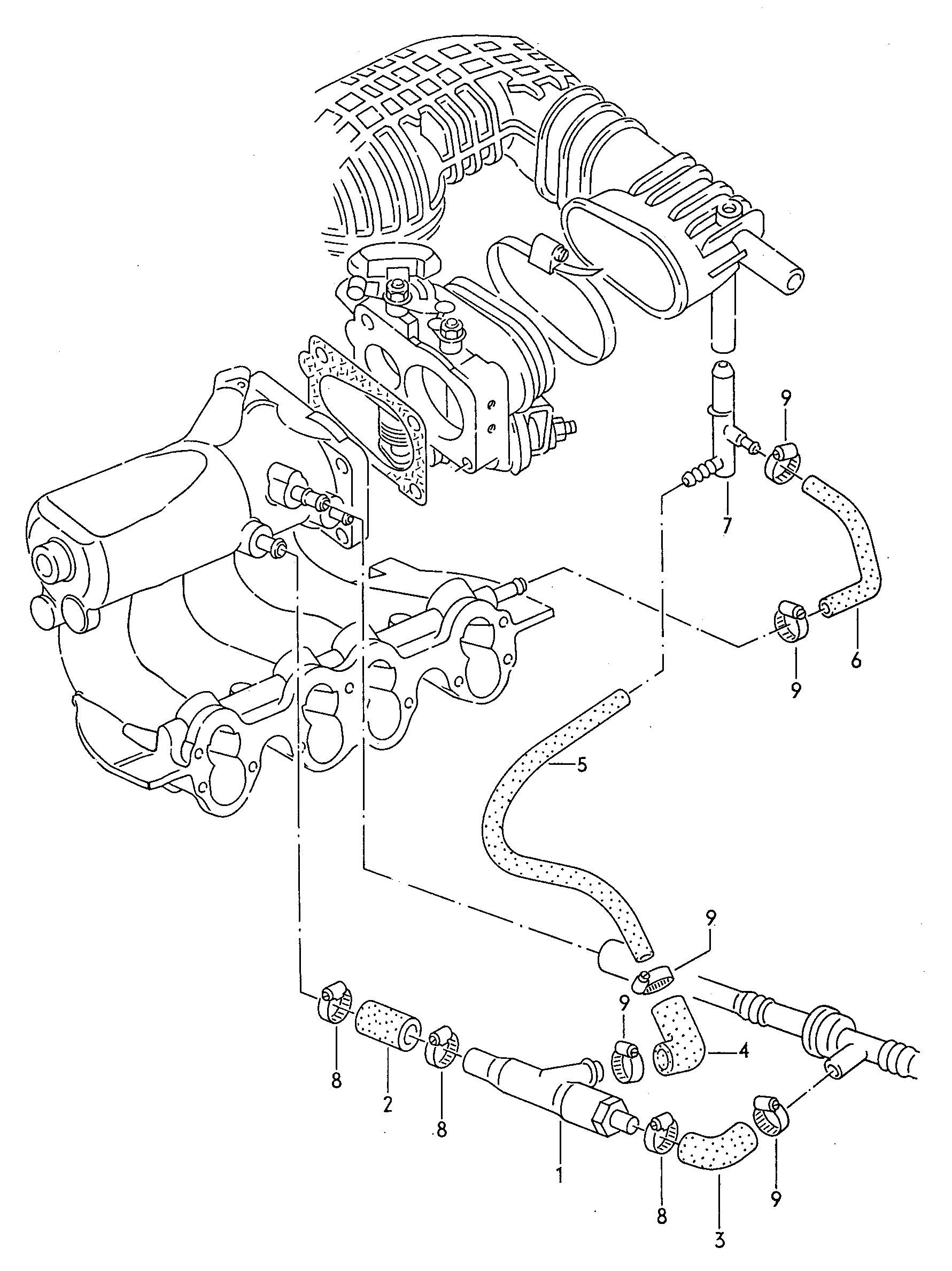 引流泵 - Audi 80/90/Avant(A80)  