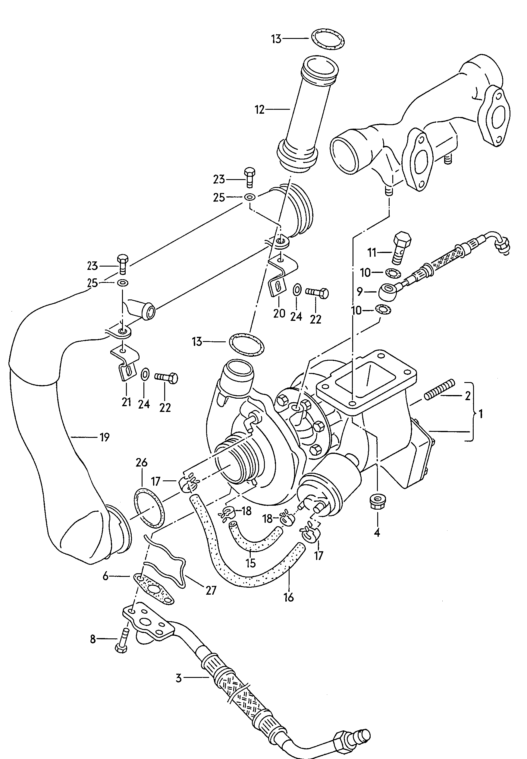 Egzoz turboşarj - LT, LT 4x4(LT)  