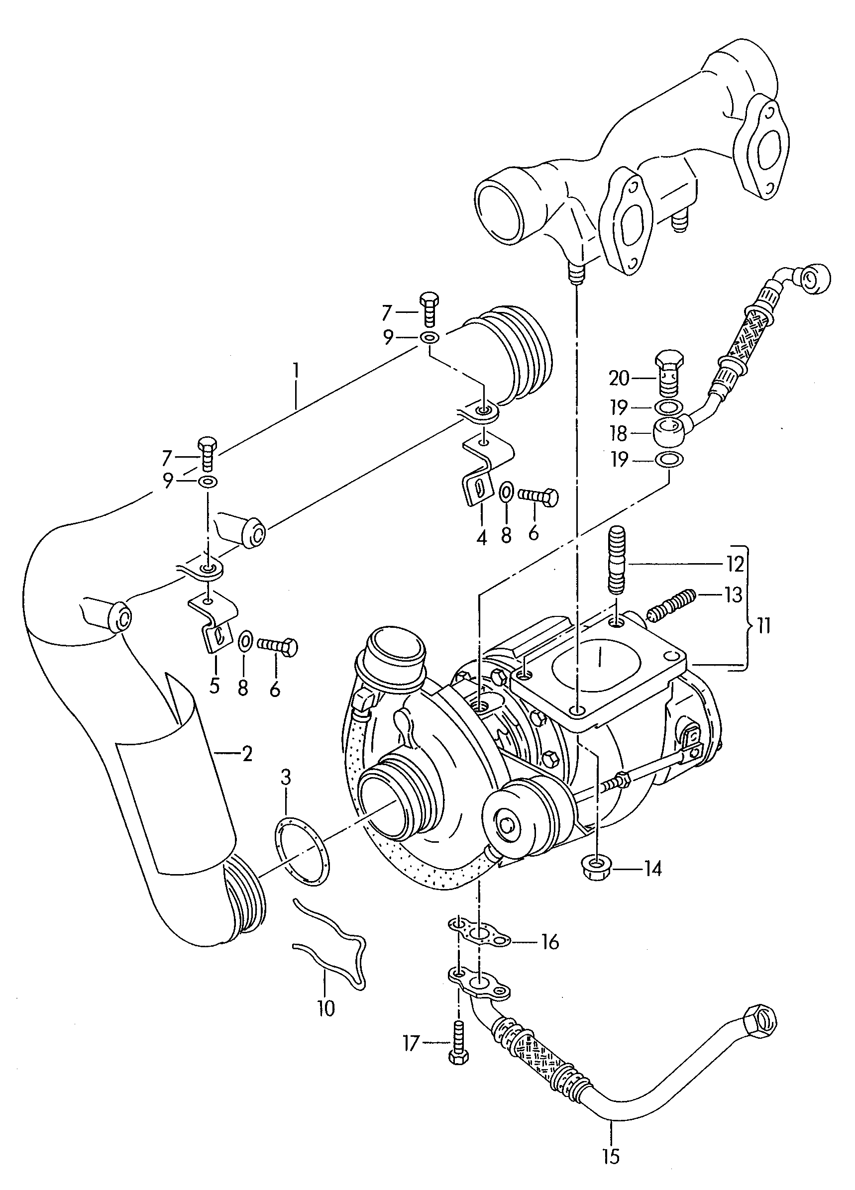 Egzoz turboşarj - LT, LT 4x4(LT)  
