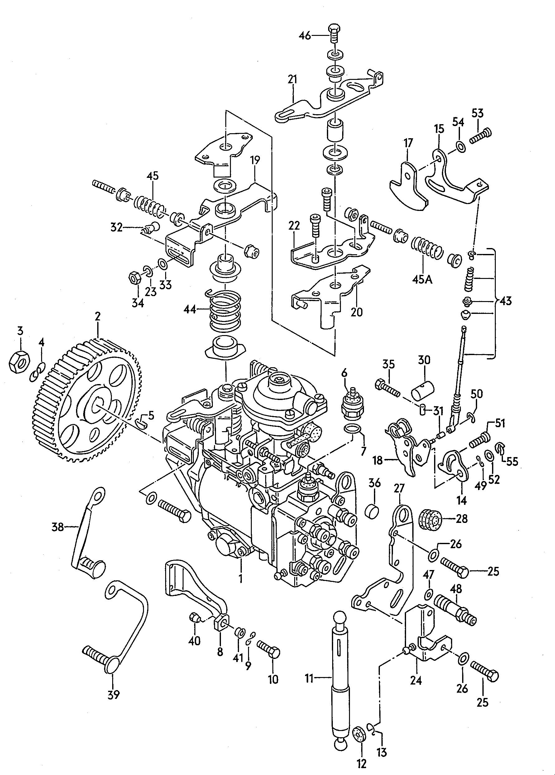 injection pump - Audi 80/90/Avant(A80)  