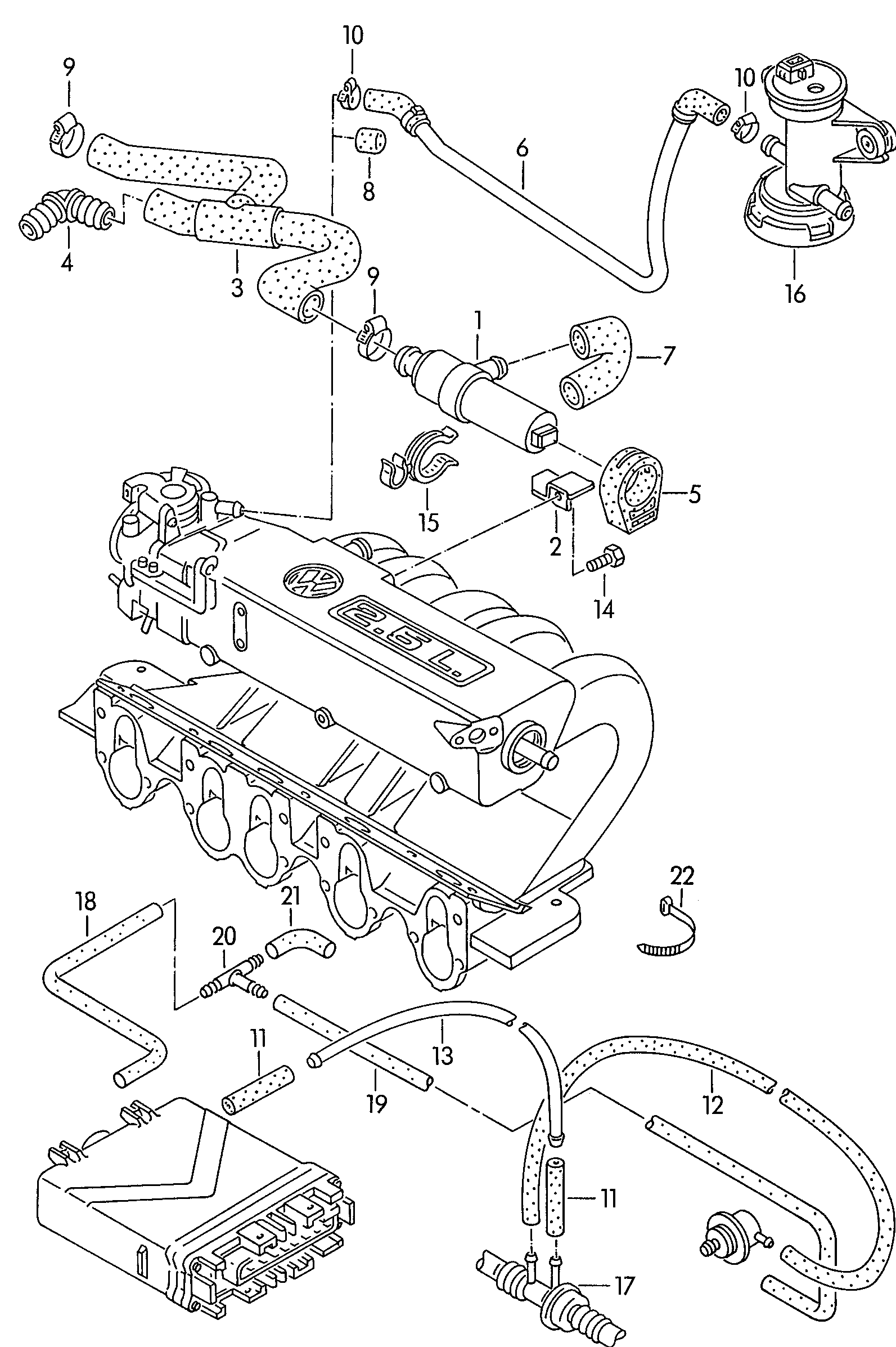 Unterdruckanlage; Aktivkohlefilteranlage - Transporter(TR)  