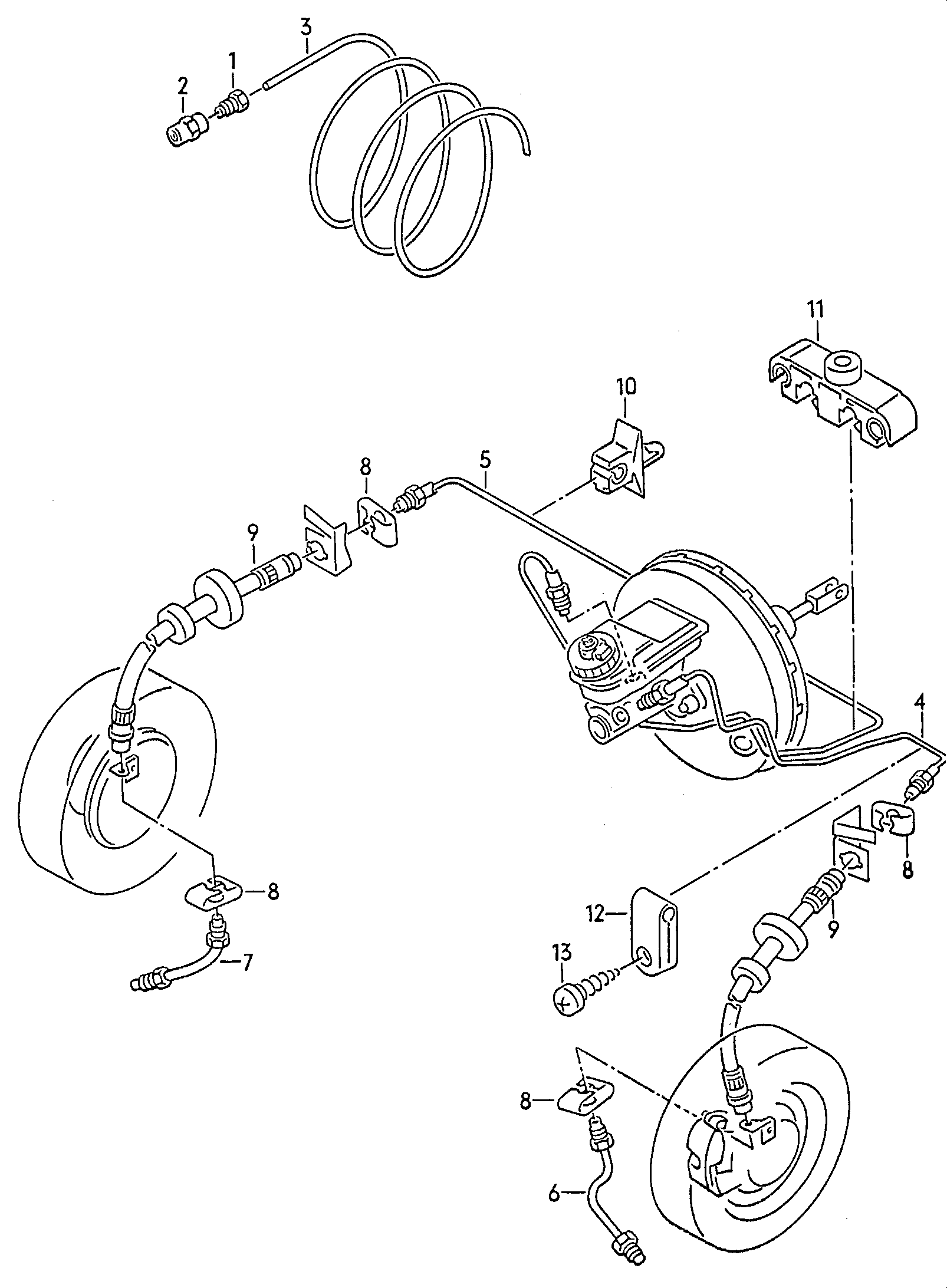 Bremsrohr; Bremsschlauch - Transporter(TR)  