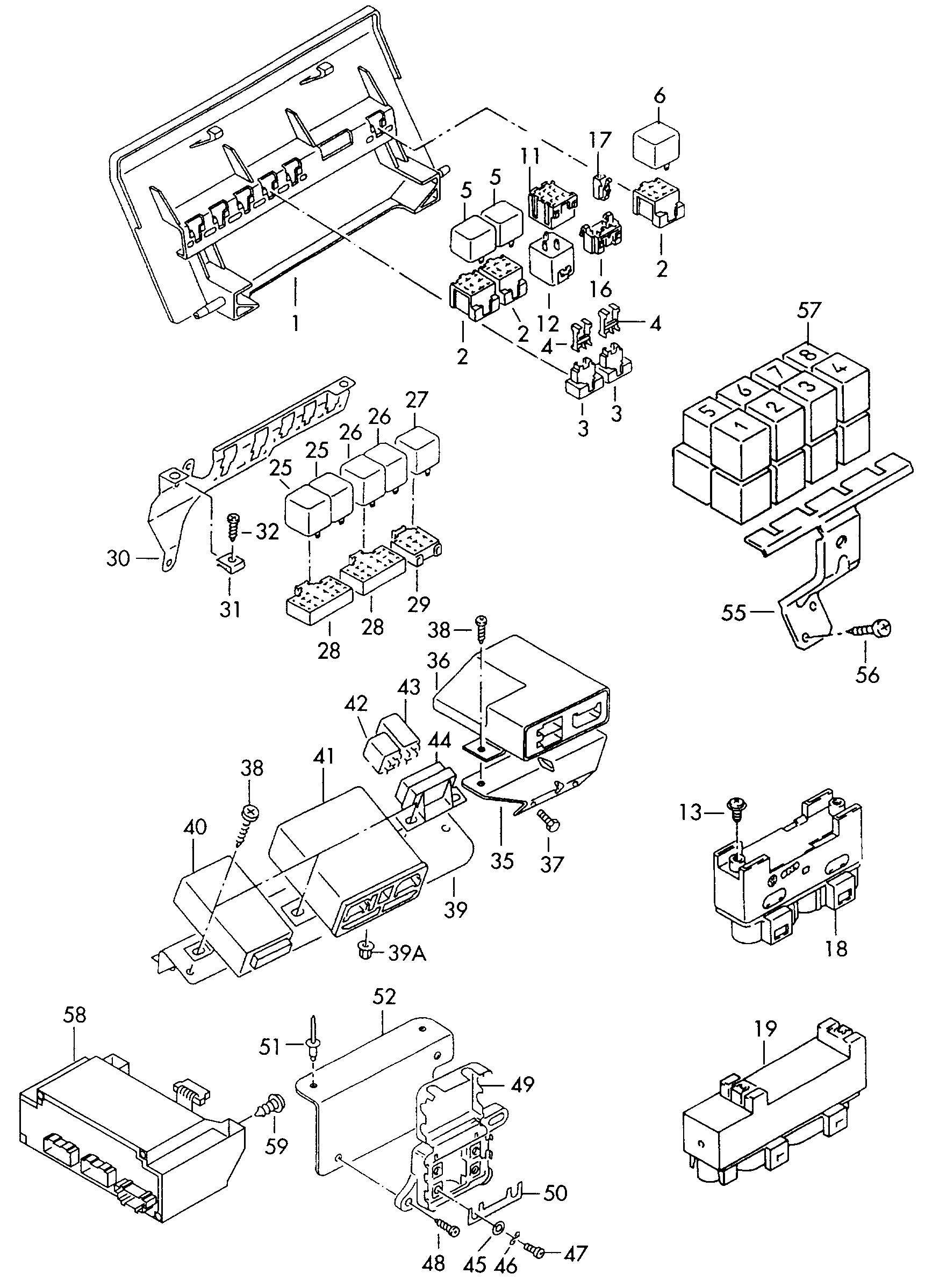 relais; porte-relais supplementaire - Transporter(TR)  