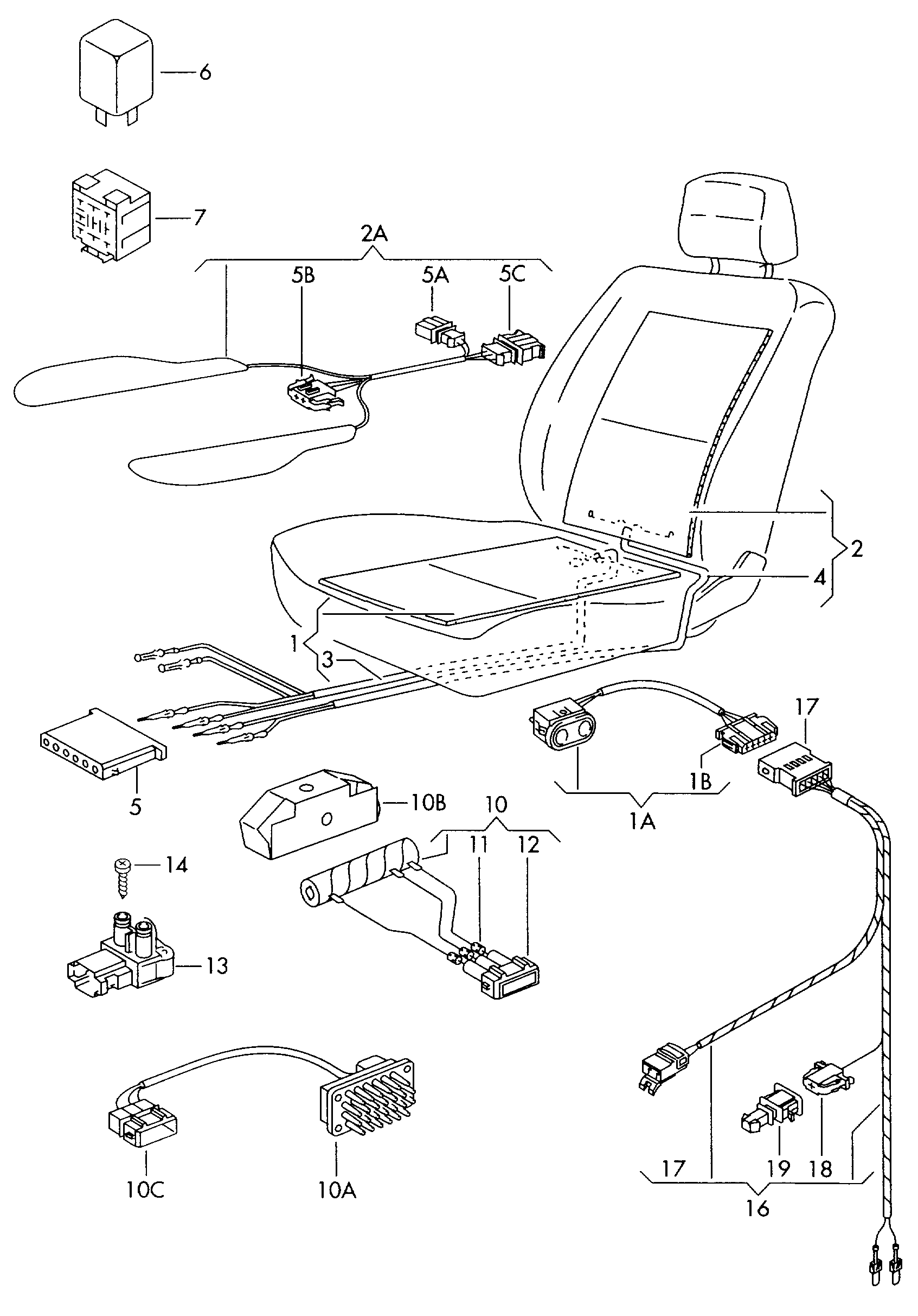 Sitz- und Lehnenheiz-
element - Alhambra(AL)  