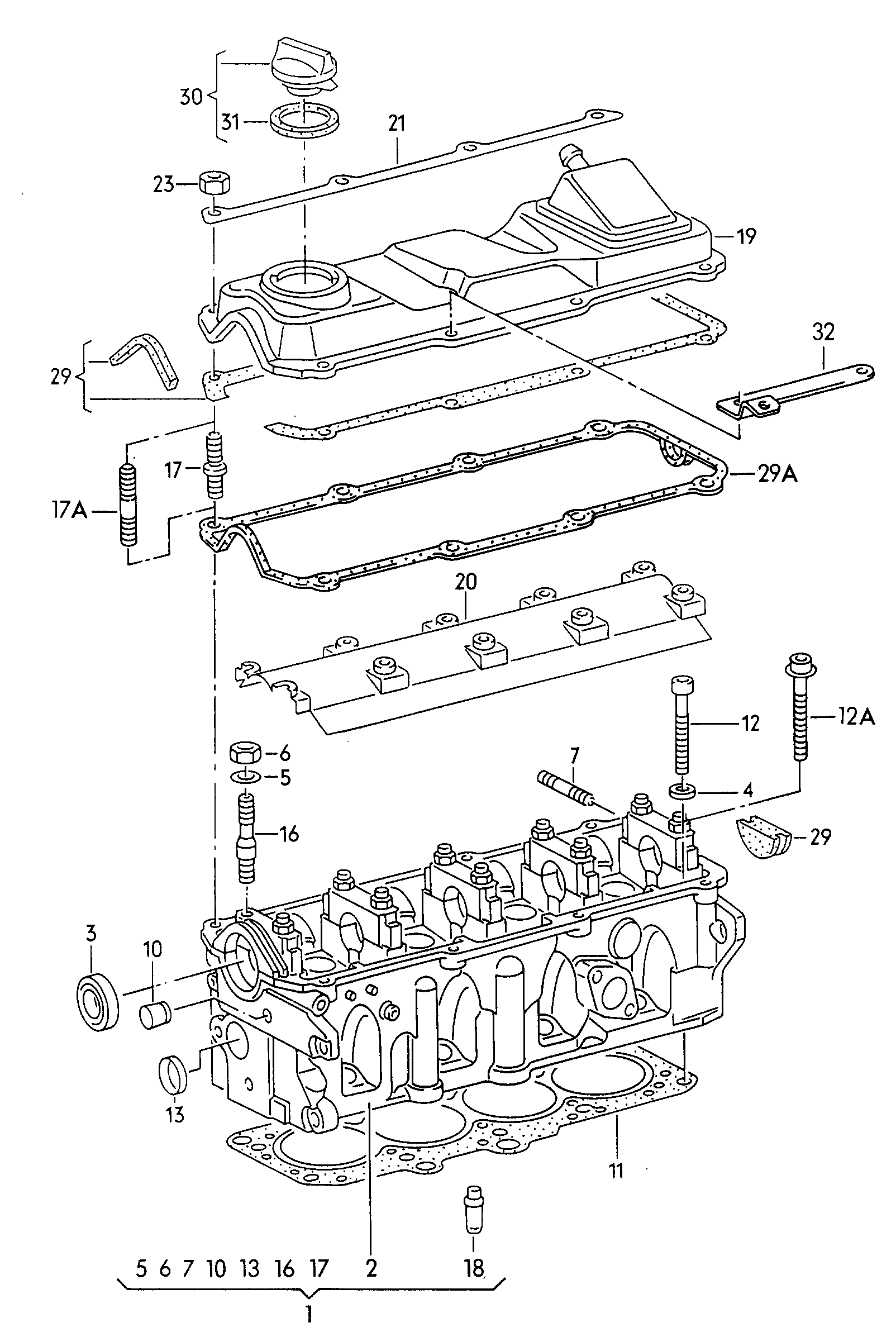 Zylinderkopf; Zylinderkopfhaube - Alhambra(AL)  