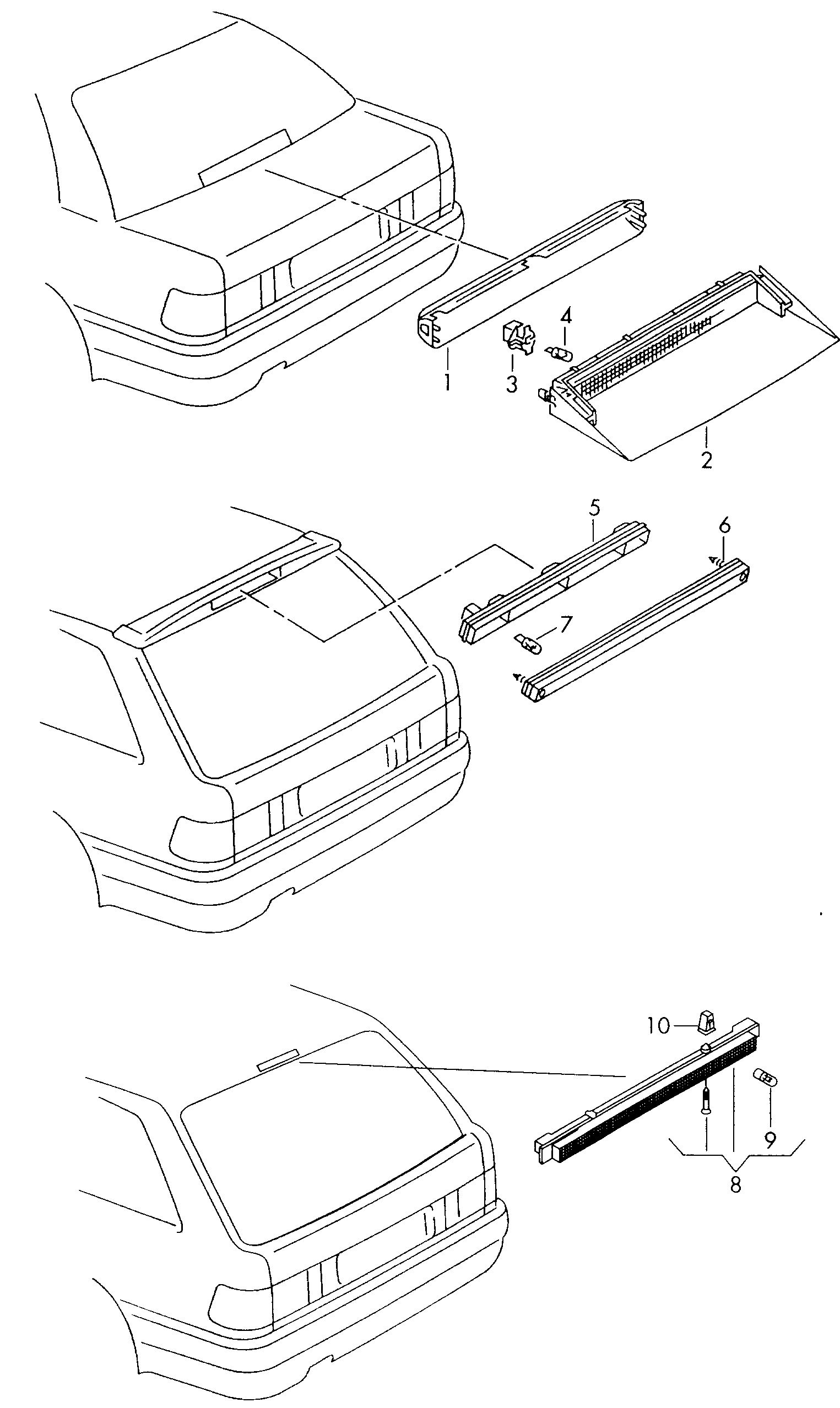 additional brake light - Audi A6/Avant(A6)  