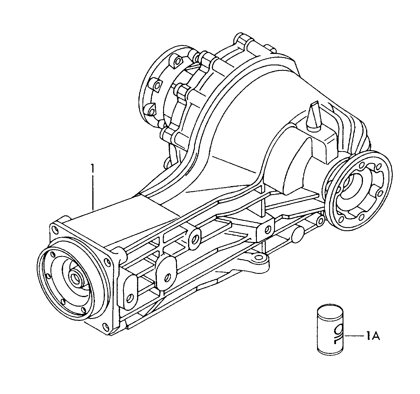 rear axle differential - Audi A6/S6/Avant quattro(A6Q)  