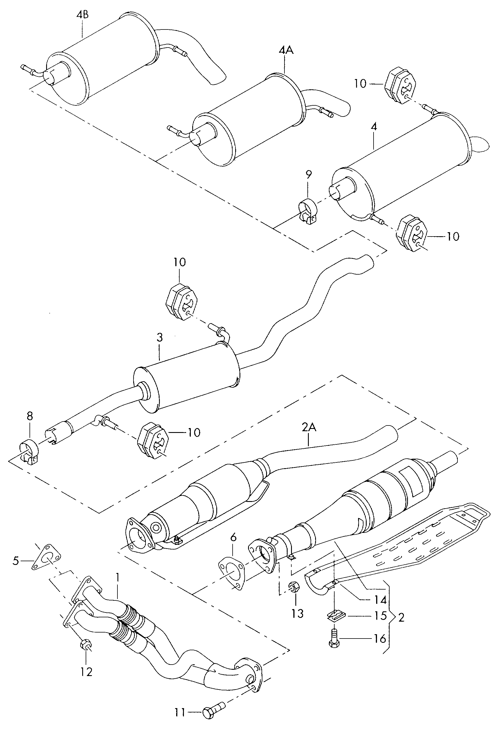 Cистема выпуска ОГ - Alhambra(AL)  