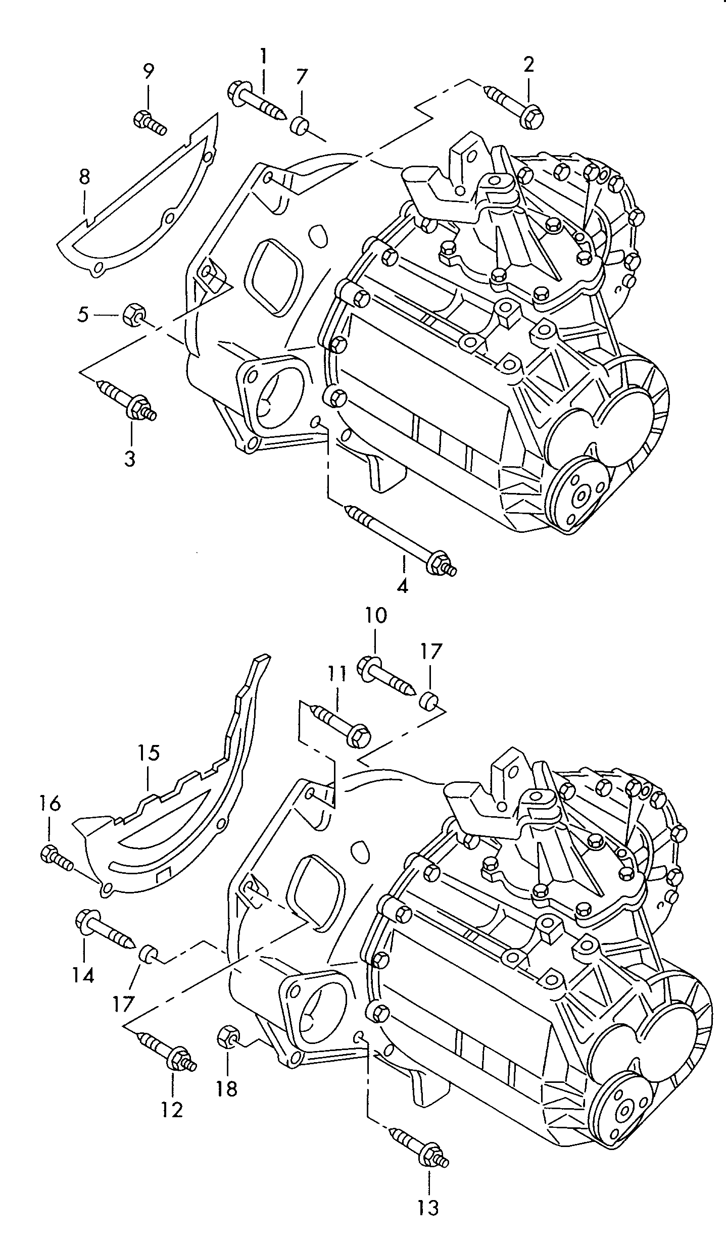 Детали крепления для двигателя
и КП; для 5-ступ. ... - Alhambra(AL)  