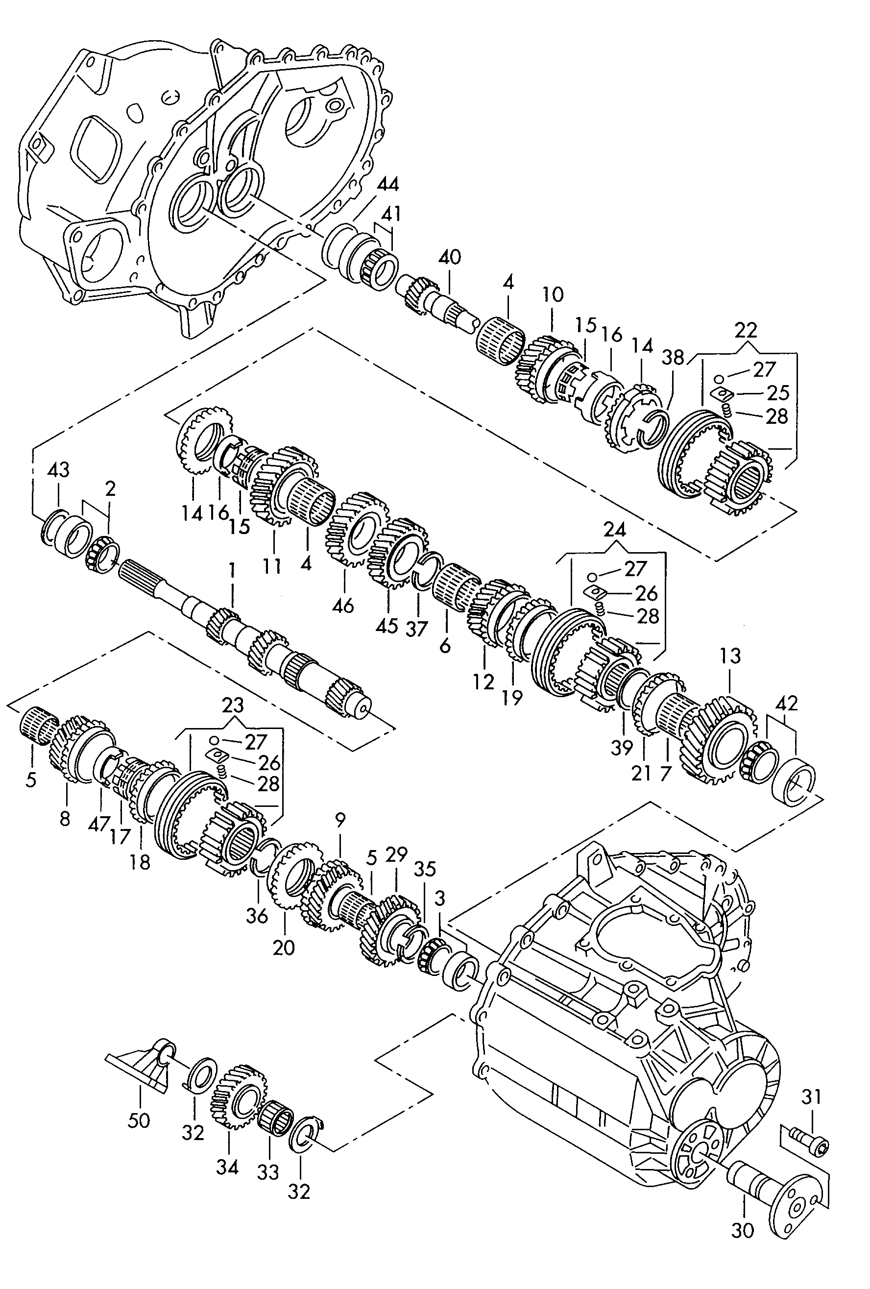 pinones y arboles; p. cambio manual 5 marchas - Alhambra(AL)  