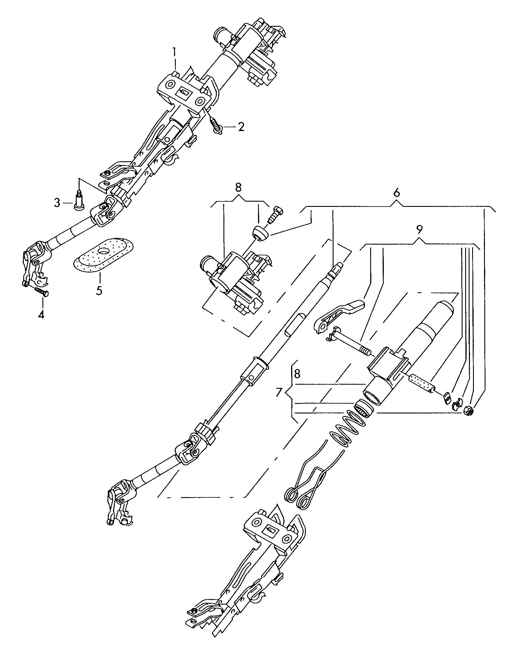 steering column - Alhambra(AL)  