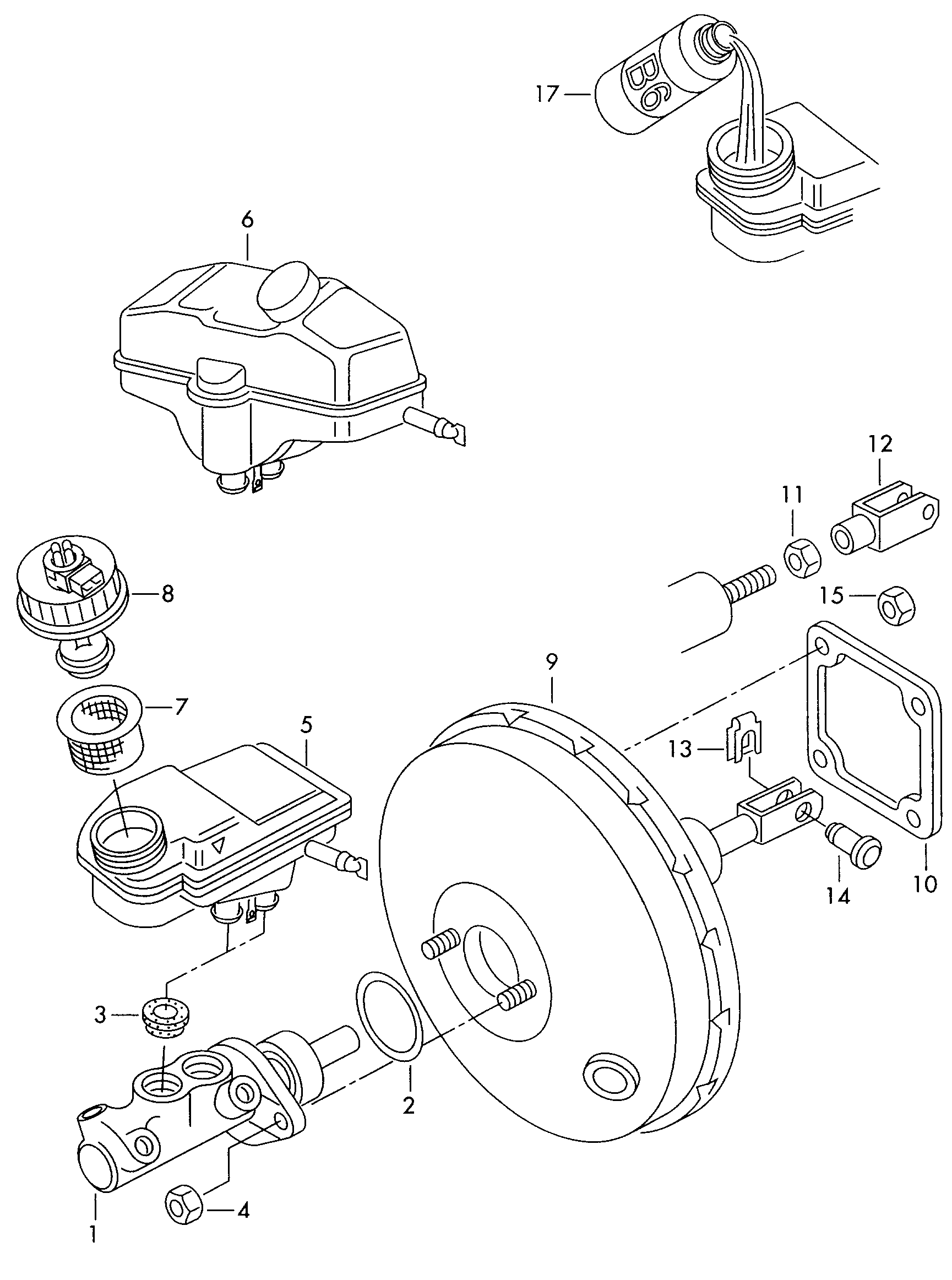 Усилитель тормозного привода - Alhambra(AL)  