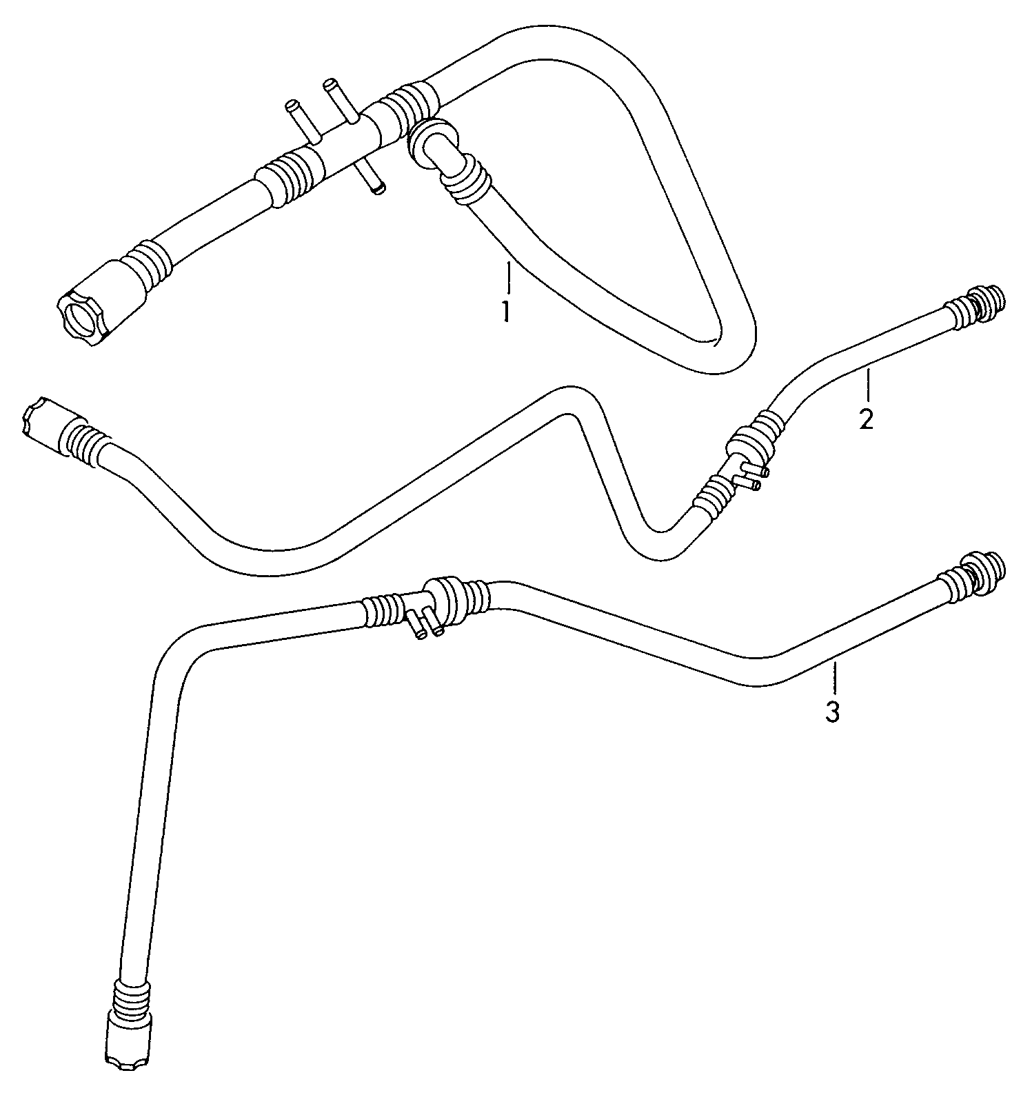 vacuum hoses for
brake servo - Alhambra(AL)  