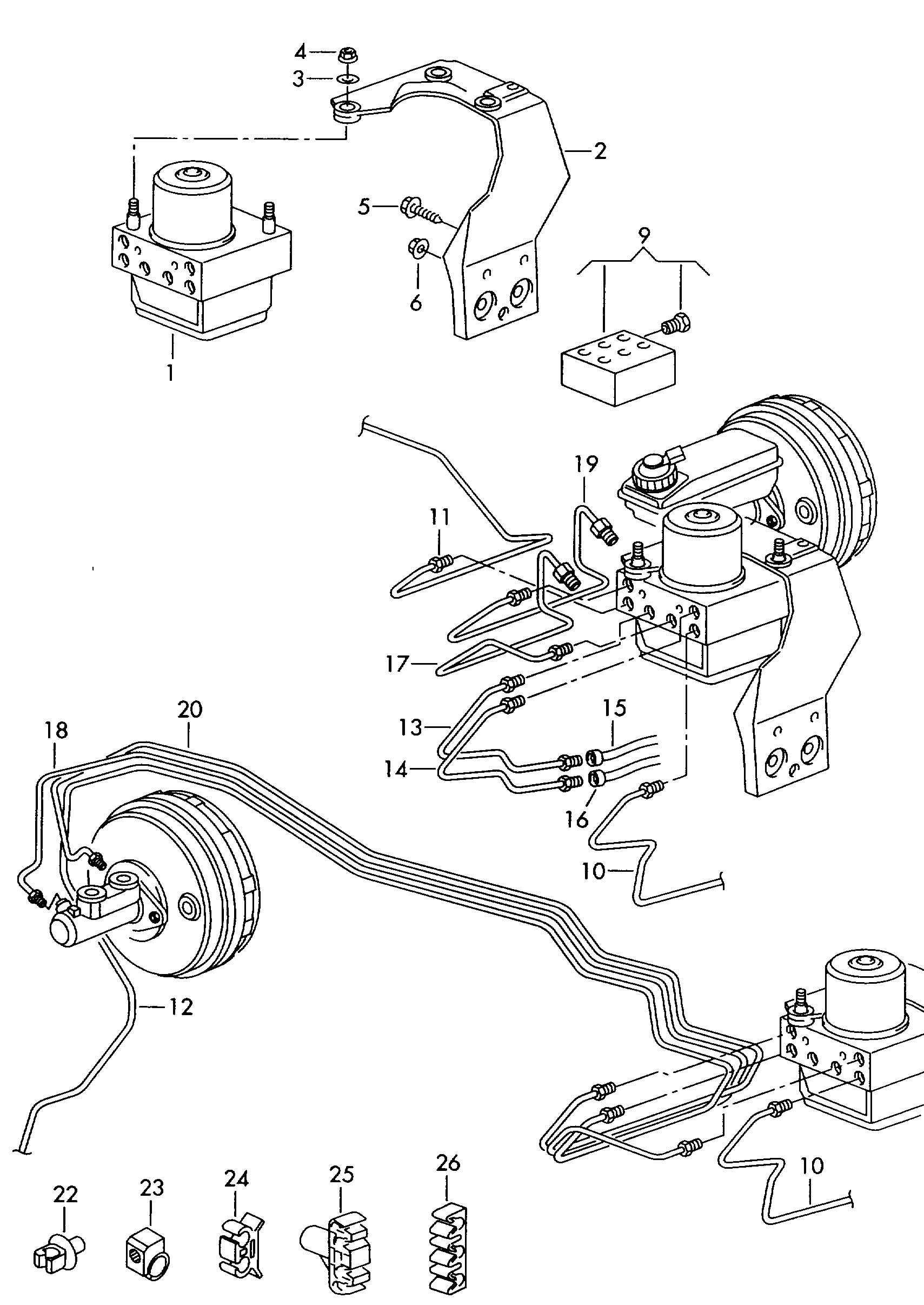Тормозная трубка; F 7M-W-507 042>> - Alhambra(AL)  