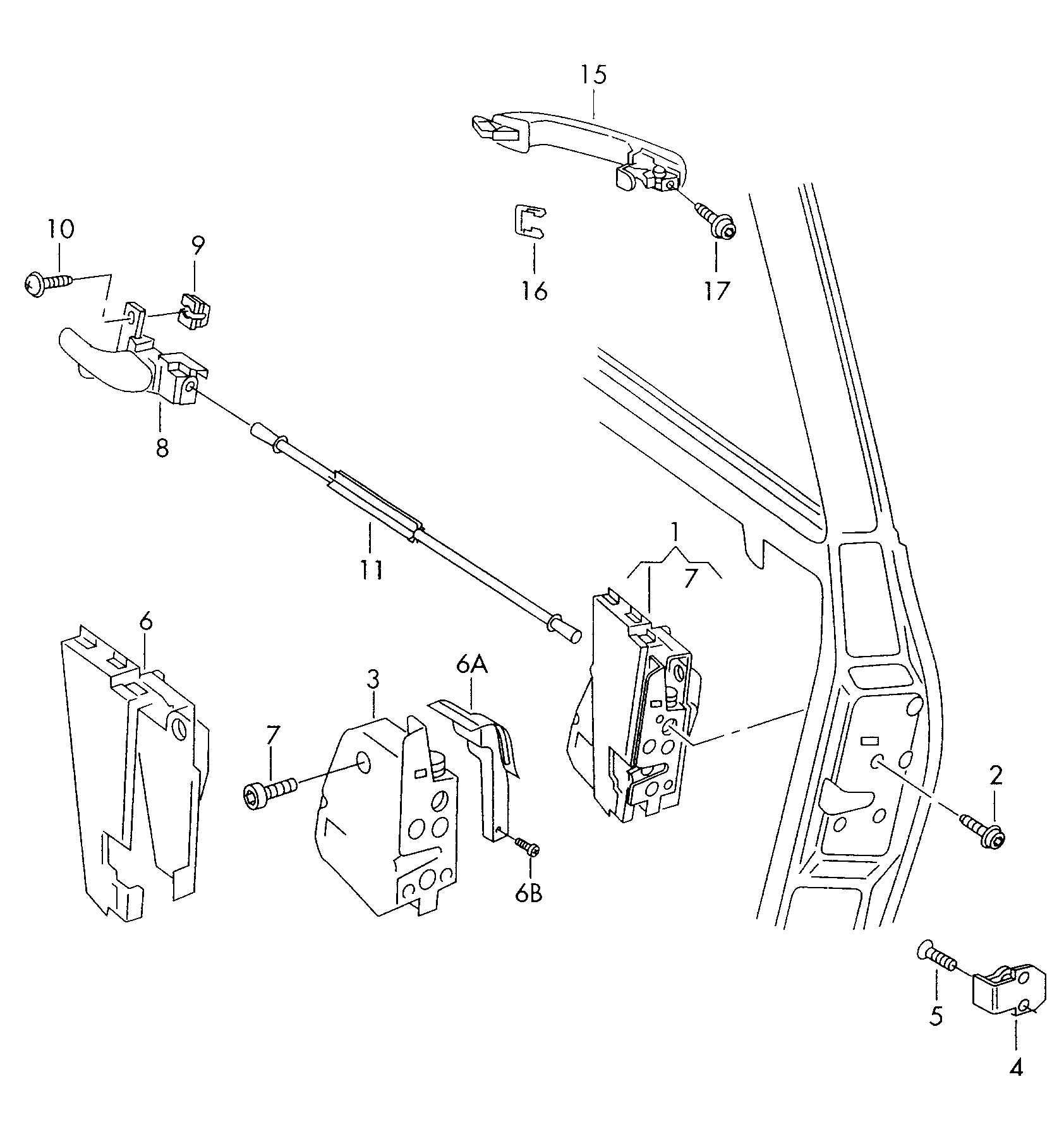 klamka zewnetrzna - Alhambra(AL)  