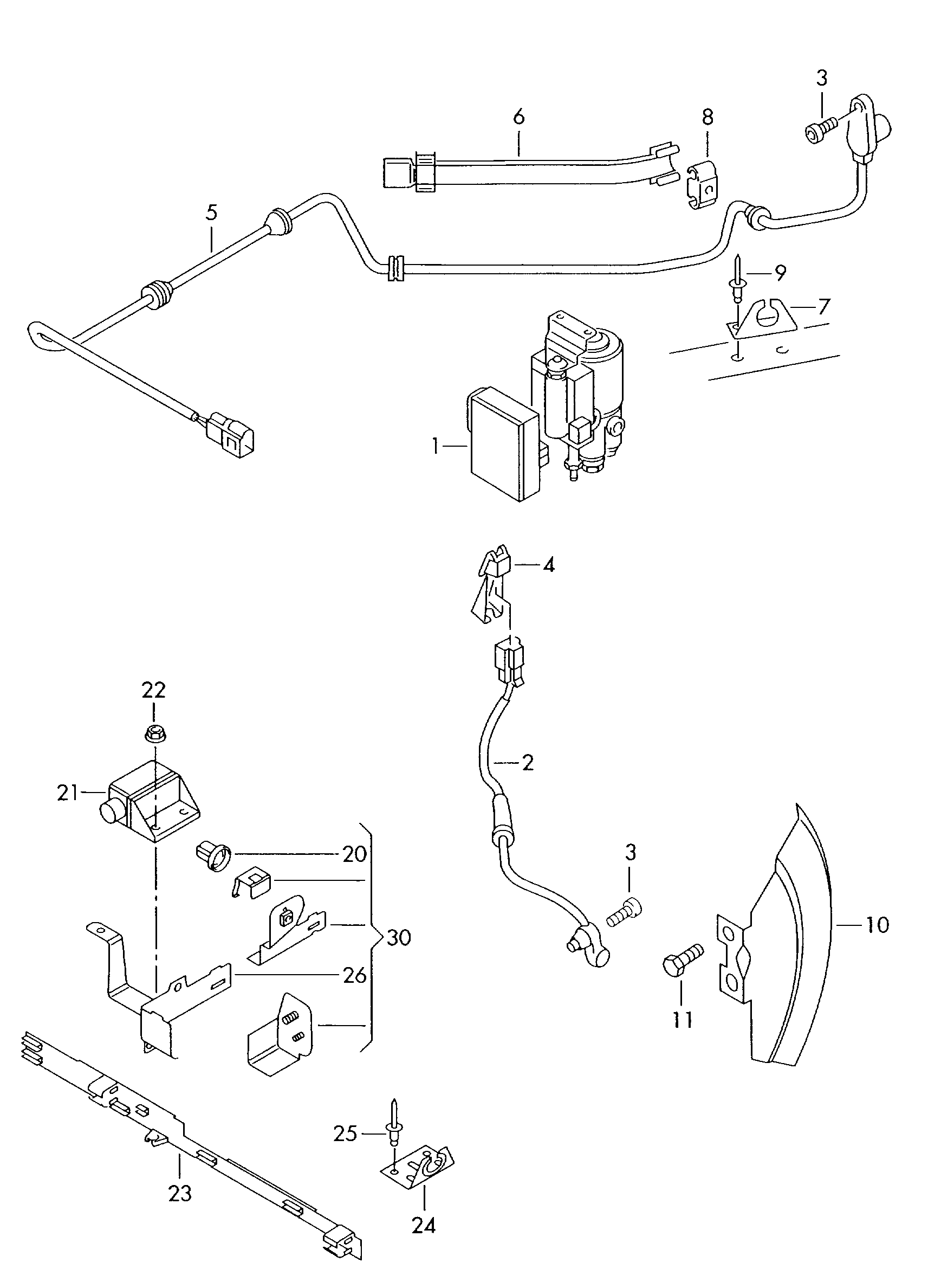 コントロールユニット,ABS; スピードセンサー - Alhambra(AL)  