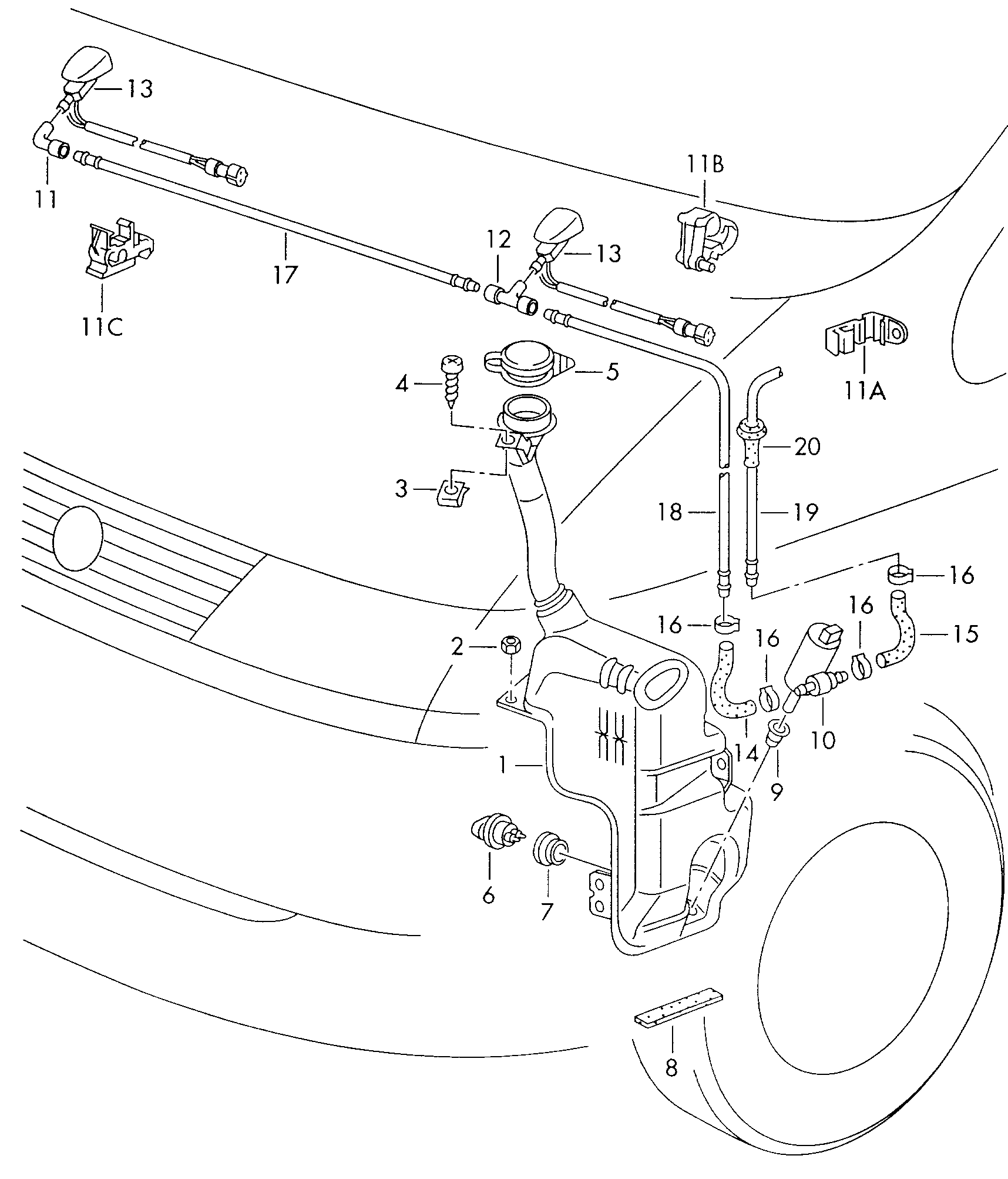 sistema lavacristales - Alhambra(AL)  