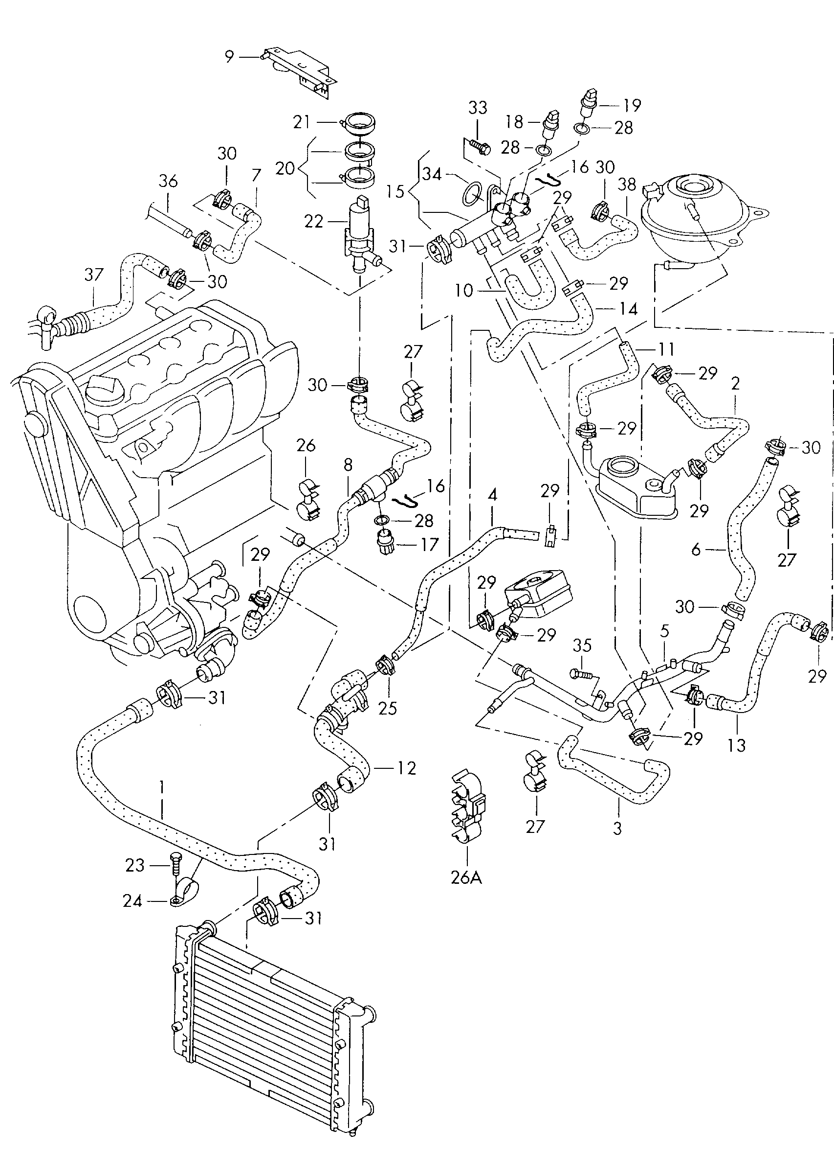 układ chłodzenia silnika - Alhambra(AL)  