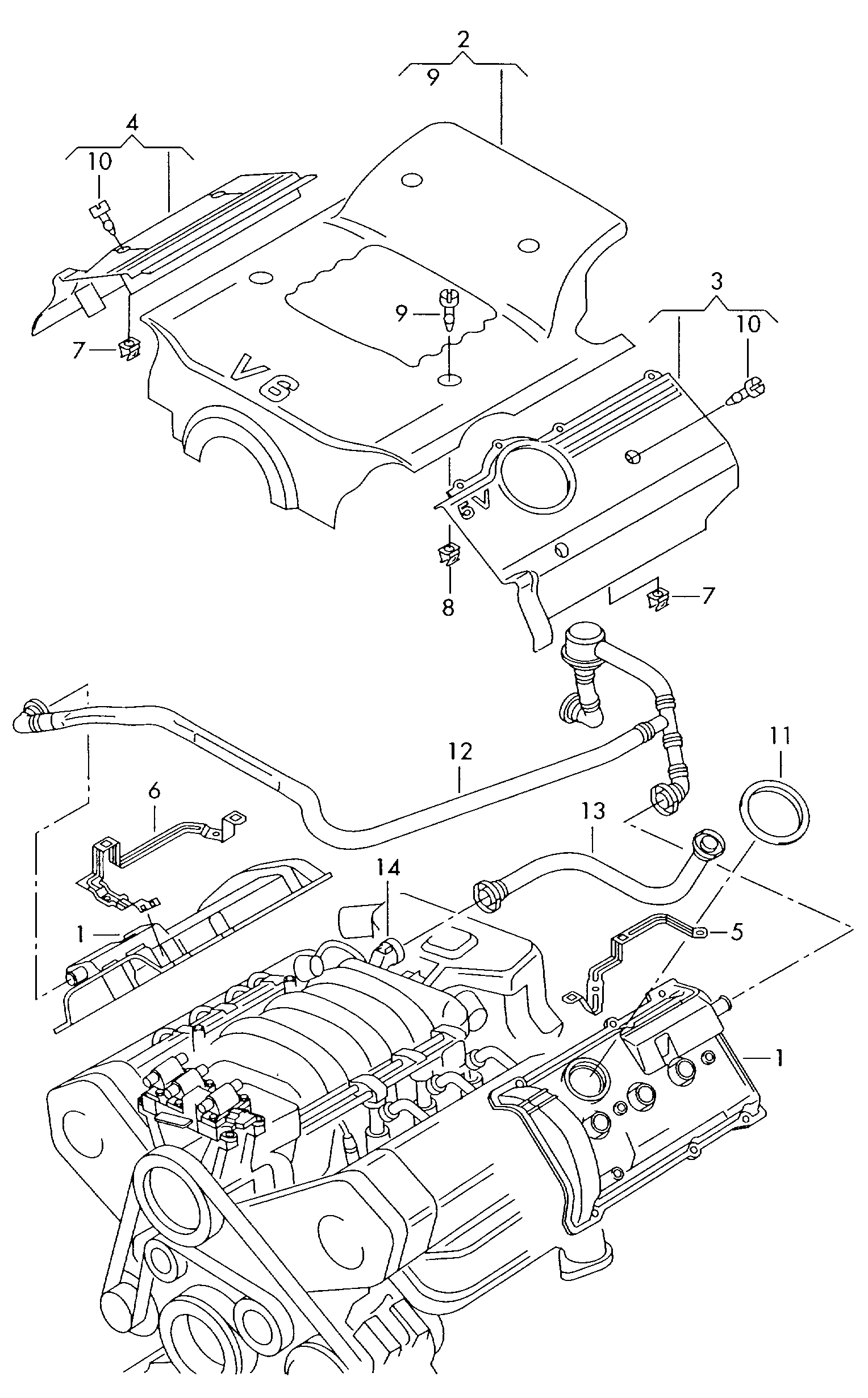 护盖板 - Audi A4/Avant(A4)  