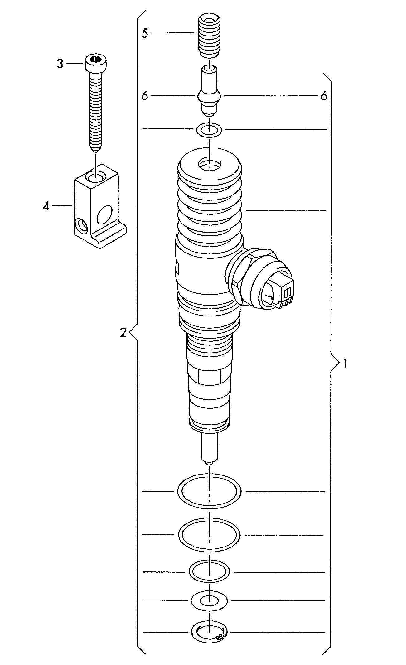 pump injector unit - Audi A3/S3/Sportb./Lim./qu(A3)  
