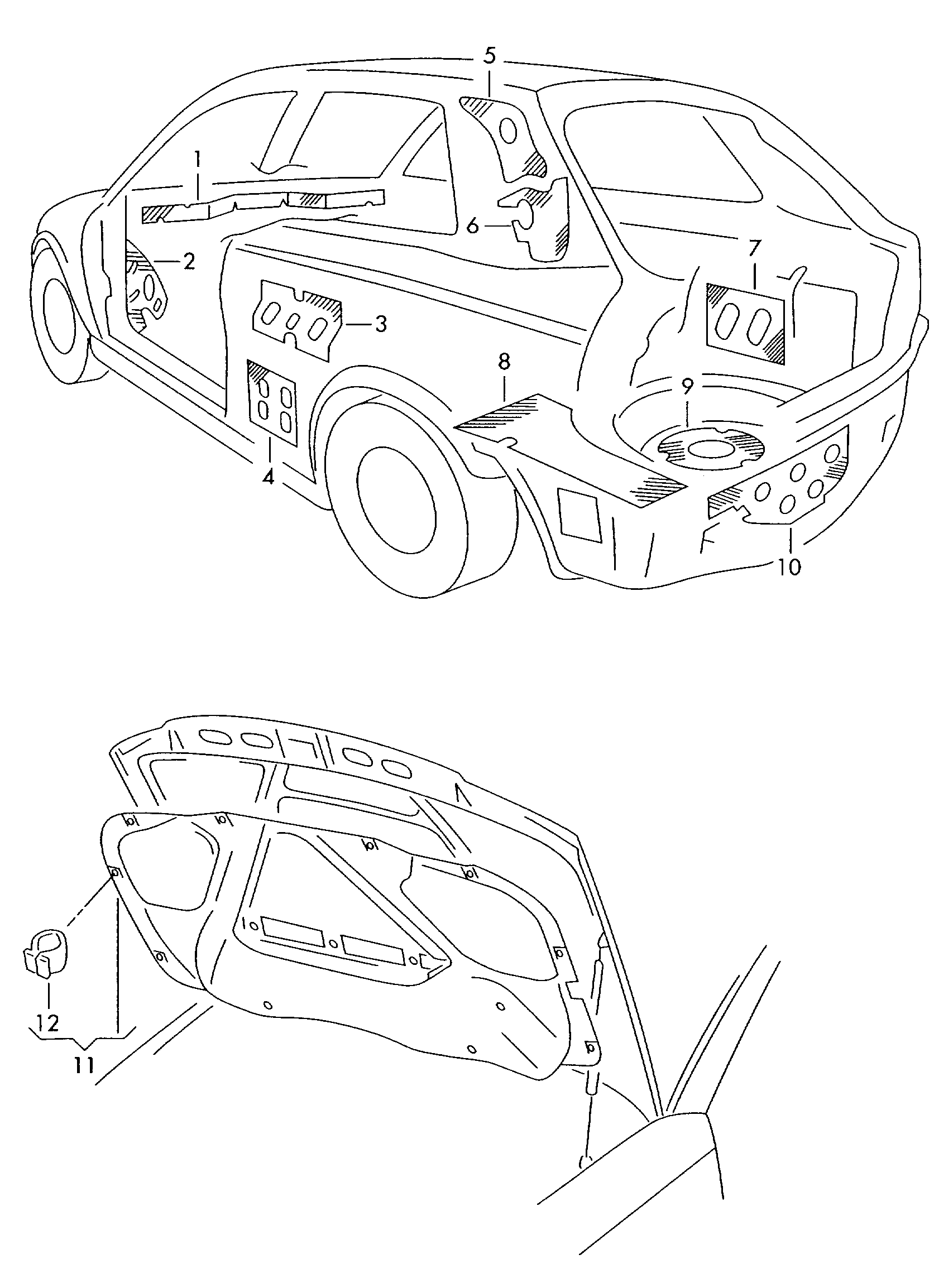 smorzatori - Audi A3/S3/Sportb./Lim./qu(A3)  