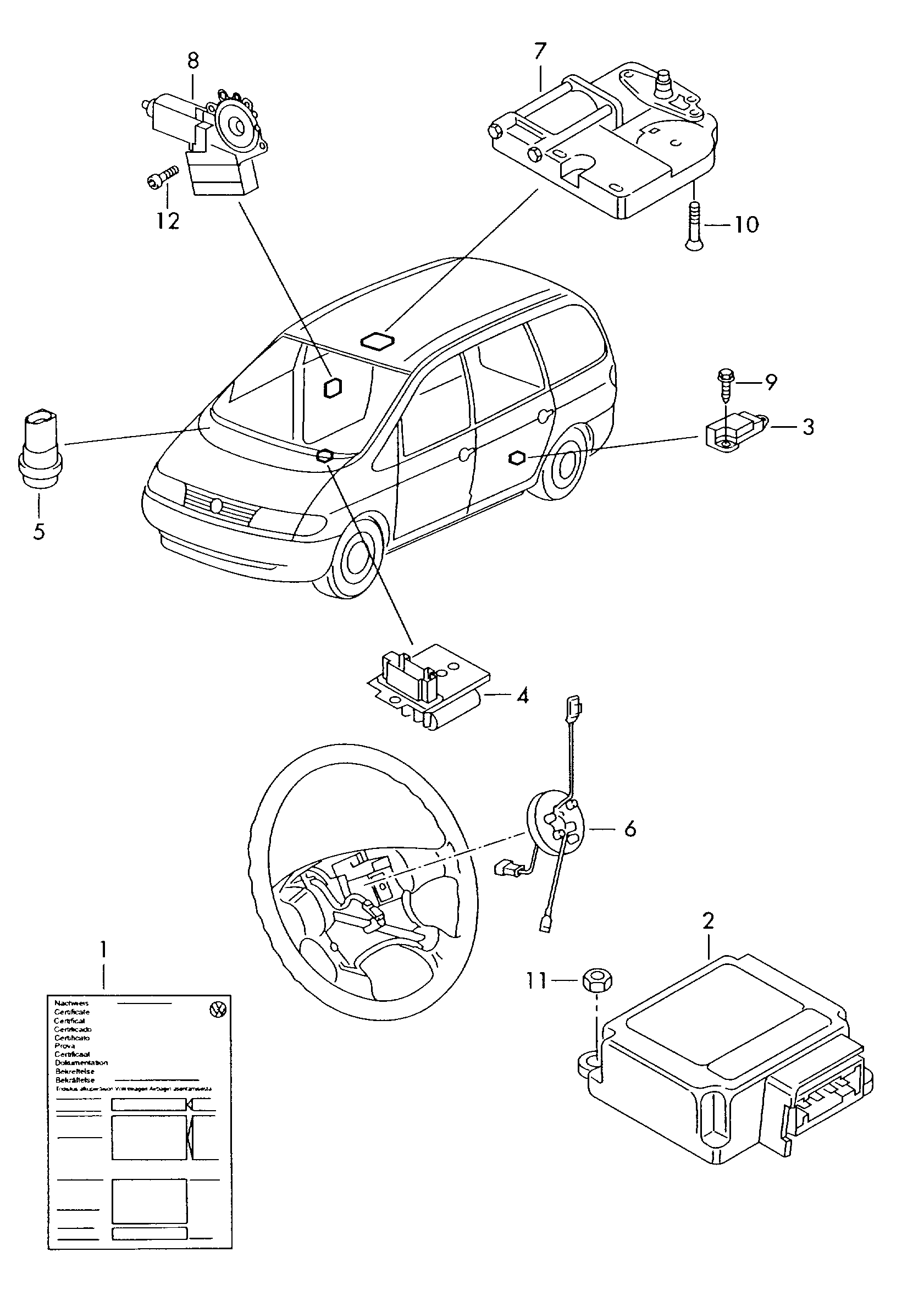 Schiebedachmotor; Fensterhebermotor - Alhambra(AL)  
