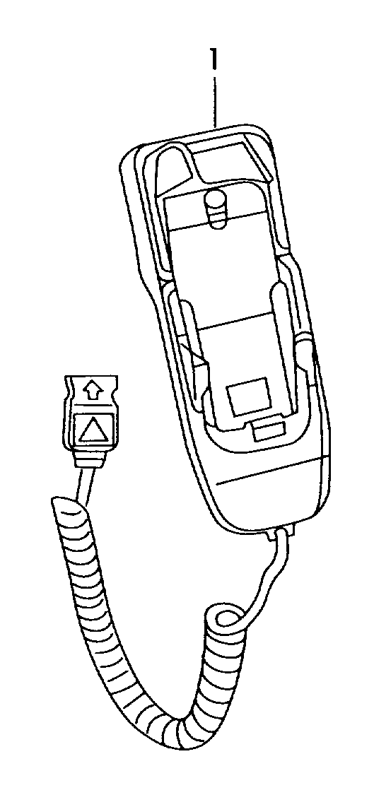 genuine accessories; cellphone connection set; for... - Audi A4/Avant(A4)  