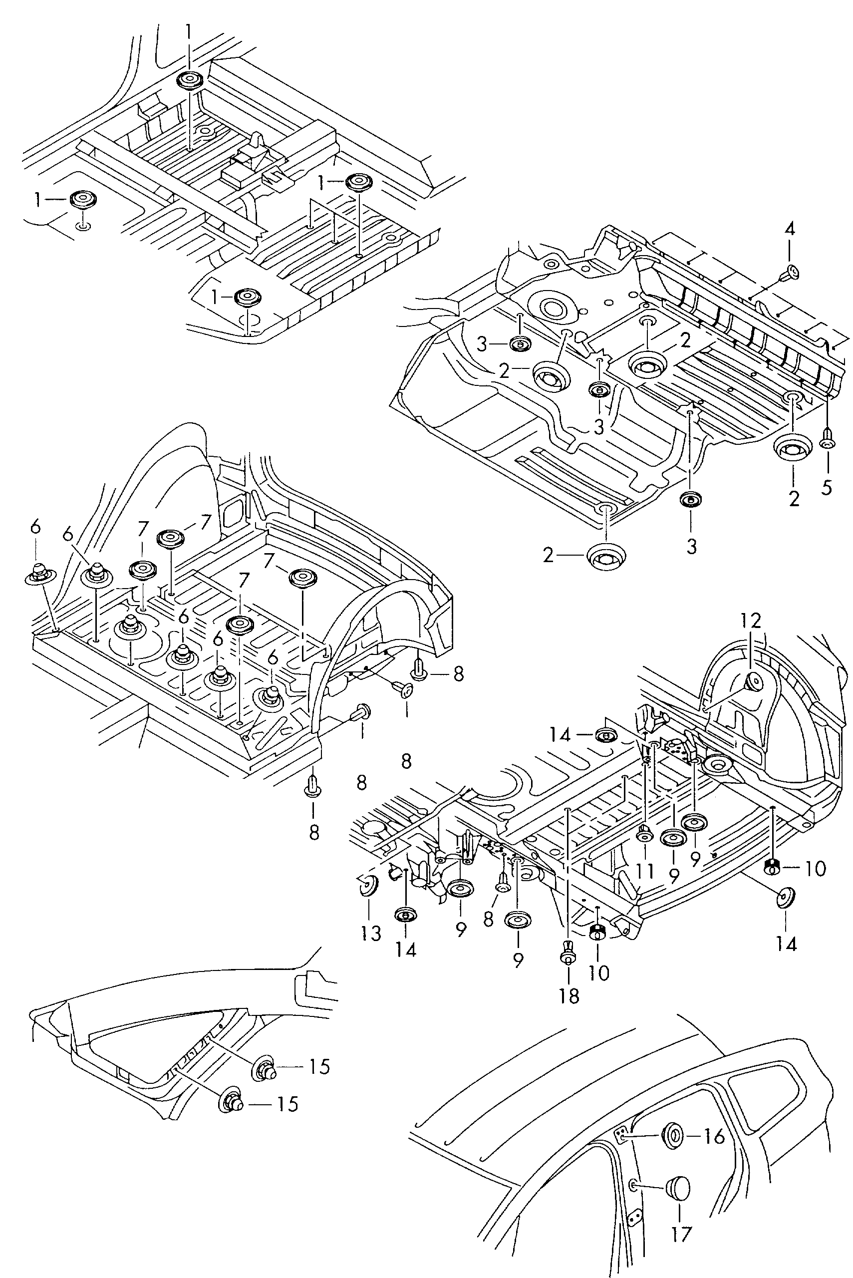 obturateur; carrosserie - Audi A2(A2)  