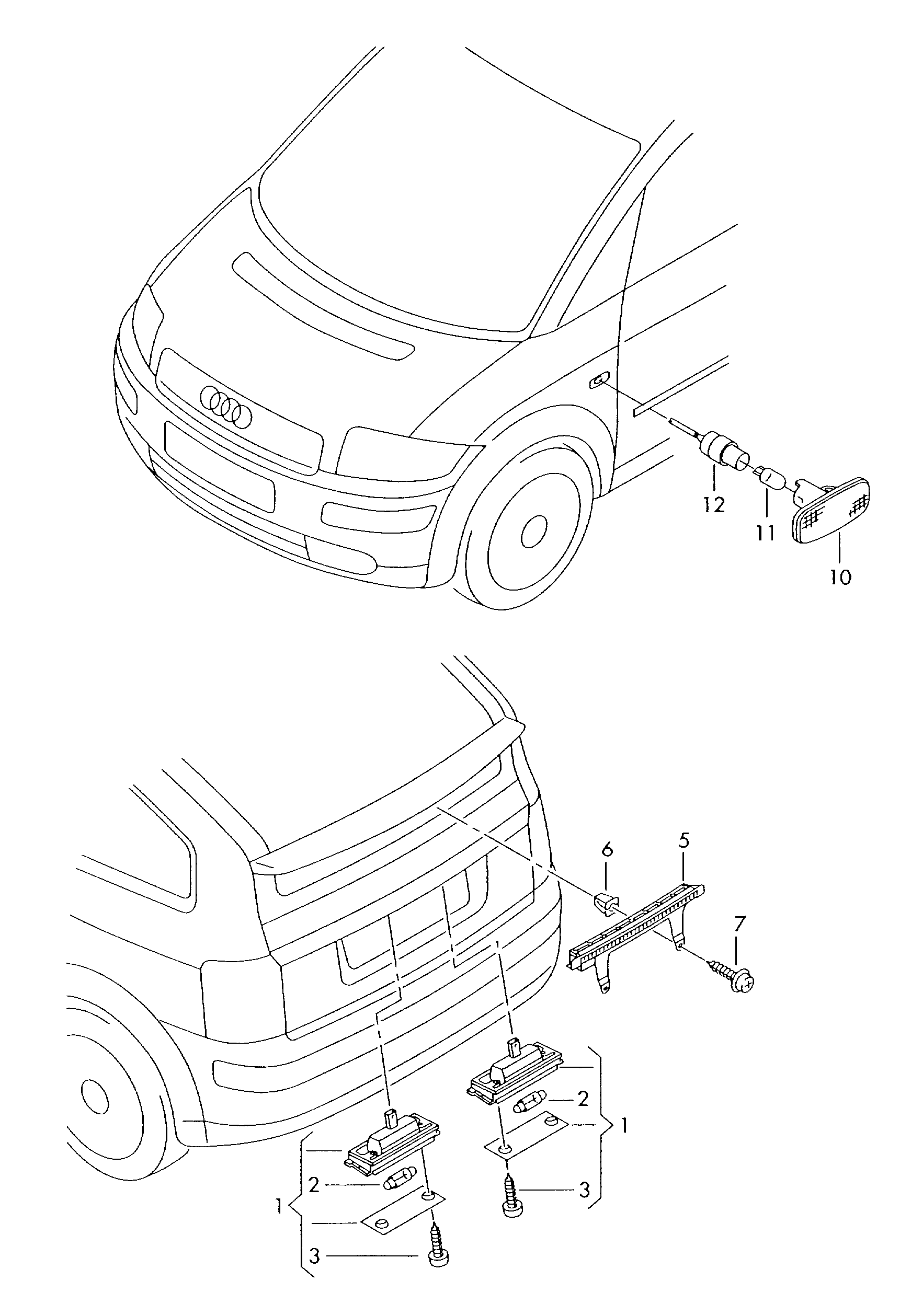 ターンシグナル - Audi A2(A2)  