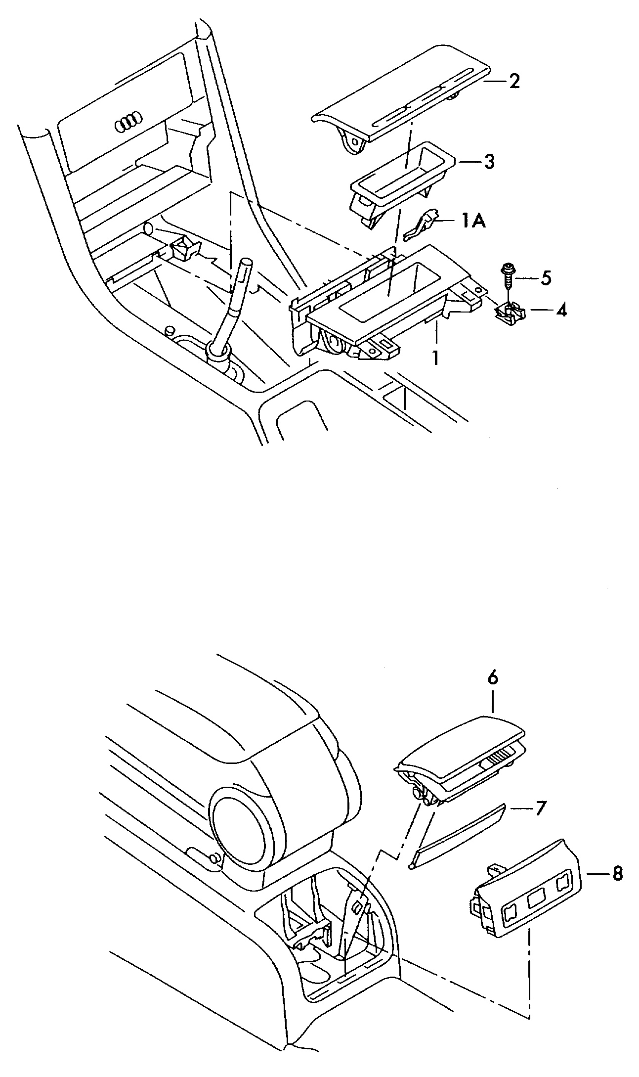 ashtray - Audi A4/Avant(A4)  