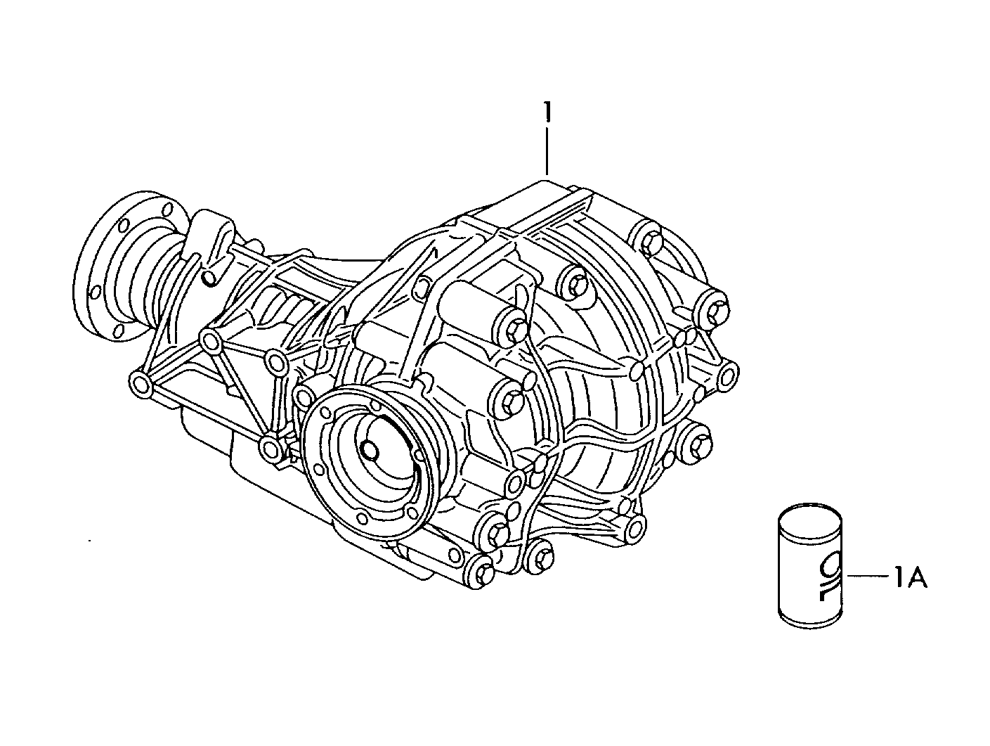 Hinterachsgetriebe - Audi A8/S8 quattro(A8Q)  