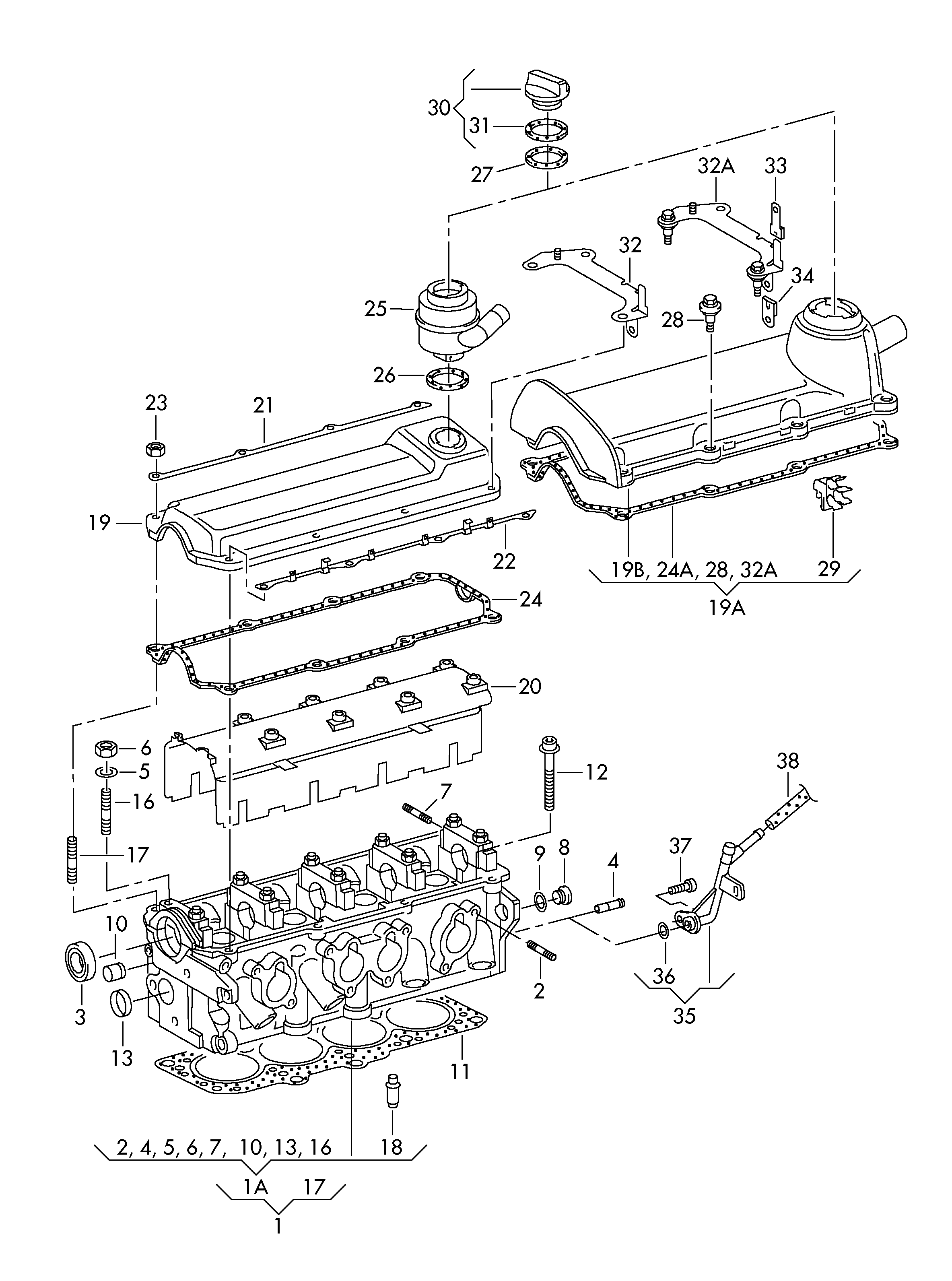 cylinder head; cylinder head cover - Toledo(TO)  
