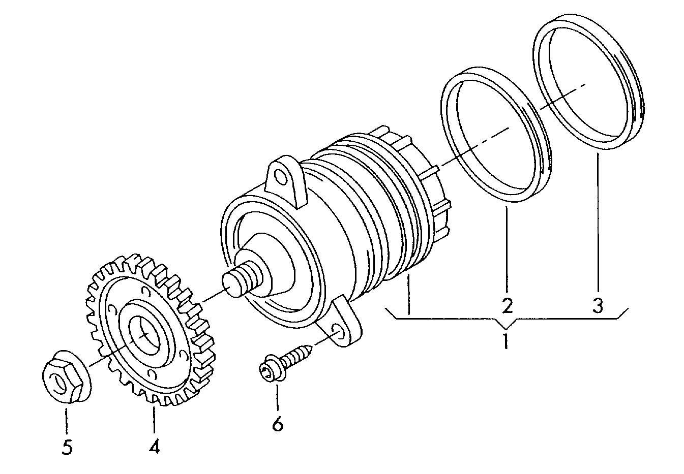 coolant pump - Touareg(TOUA)  