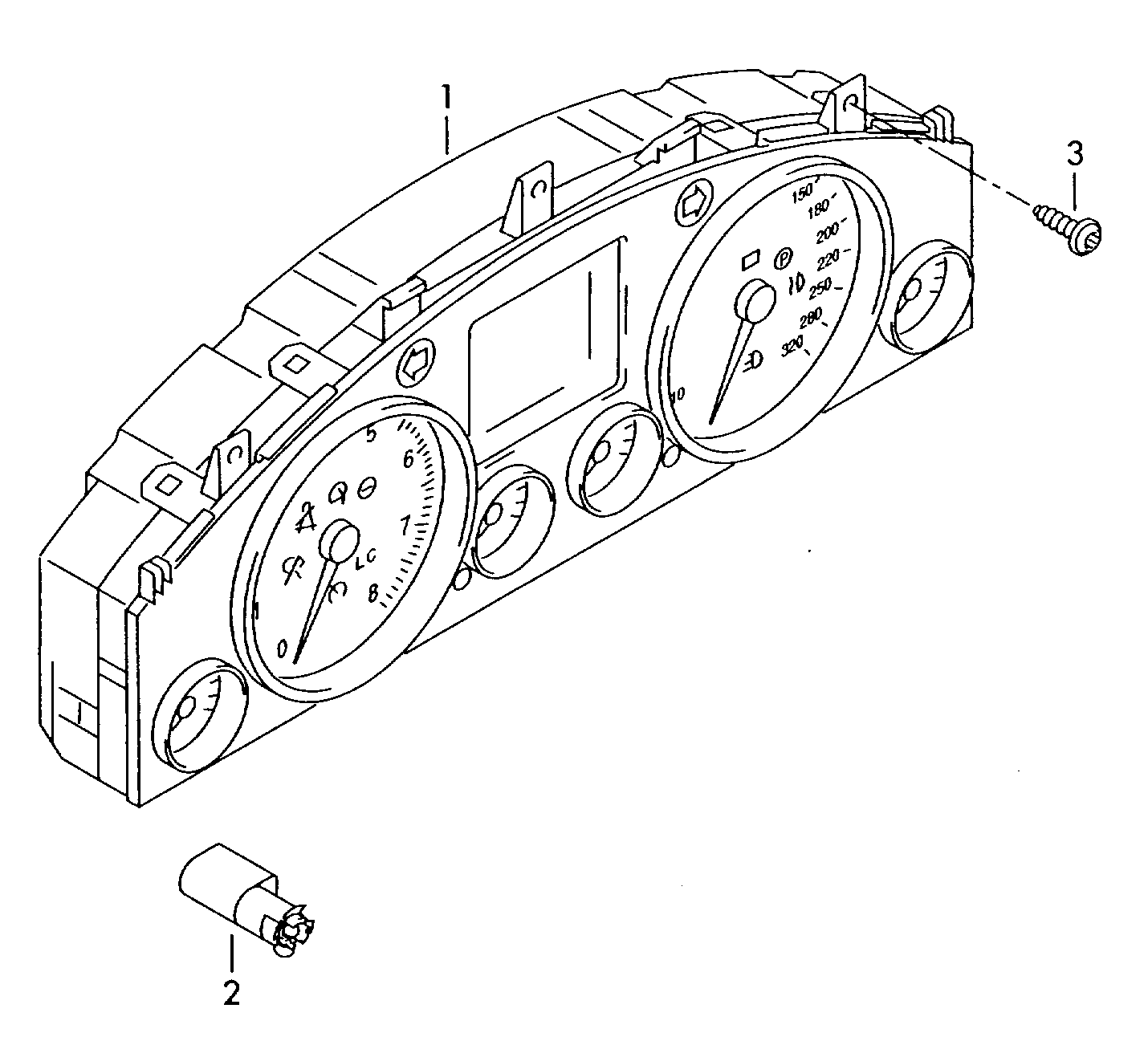 individual parts; F 7L-5-060 001>> - Touareg(TOUA)  