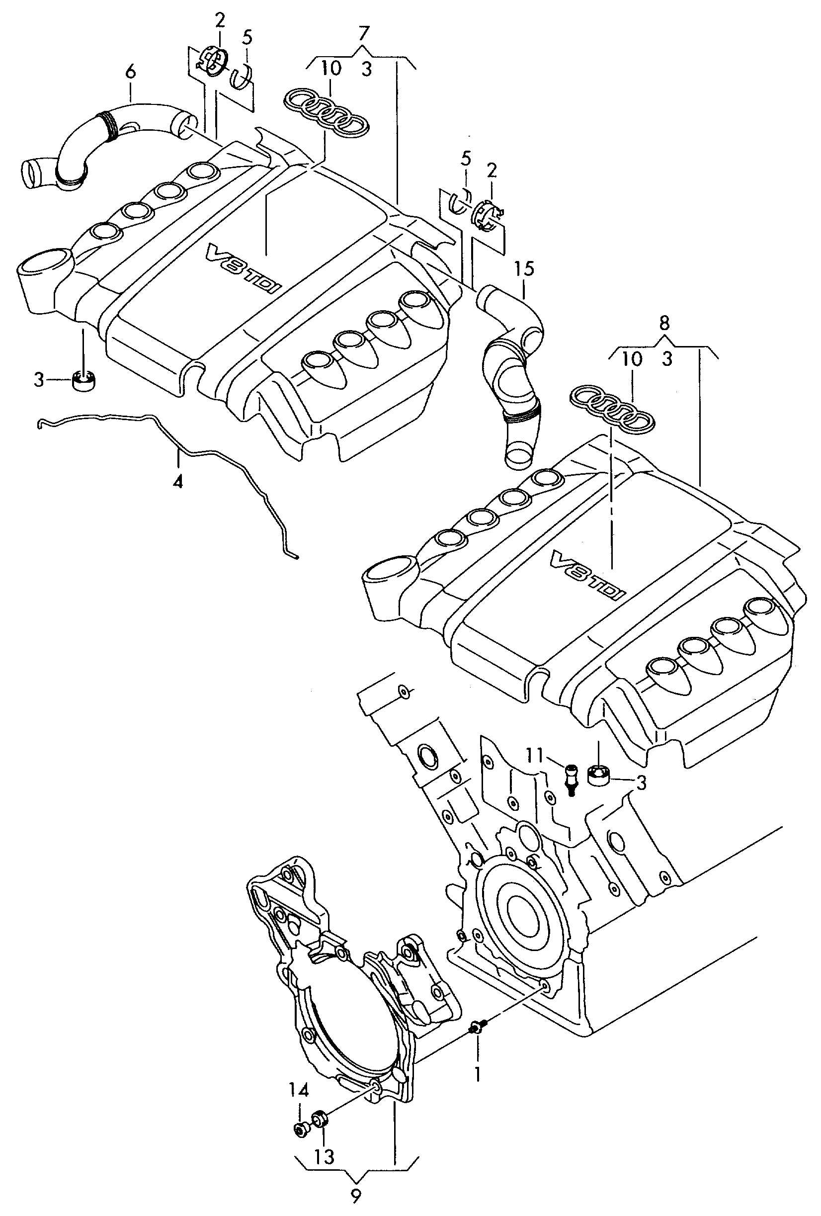 protezione per vano motore - Audi Q7(AQ7)  