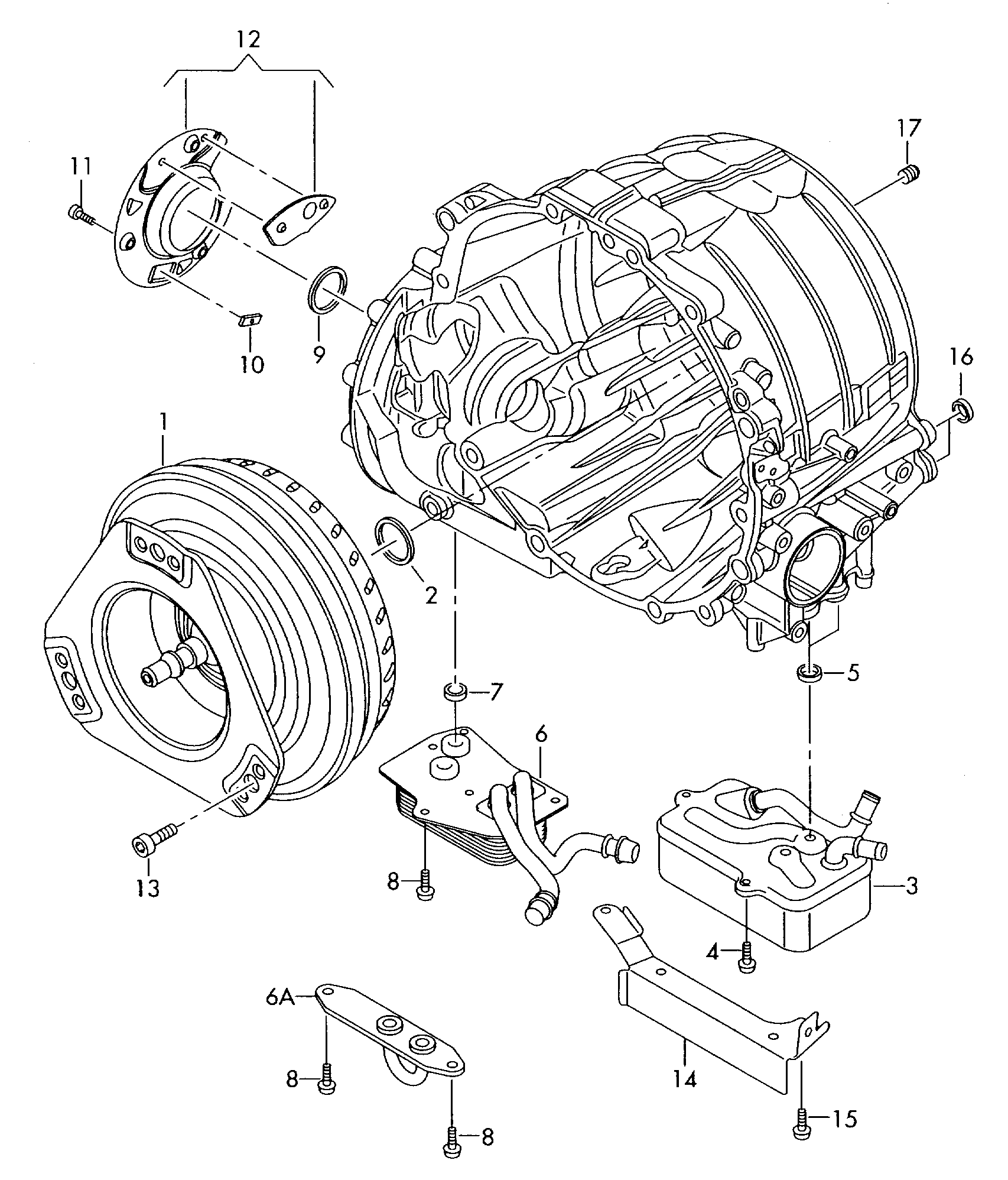convertitore; radiatore olio; per cambio automatic... - Audi A6/Avant(A6)  