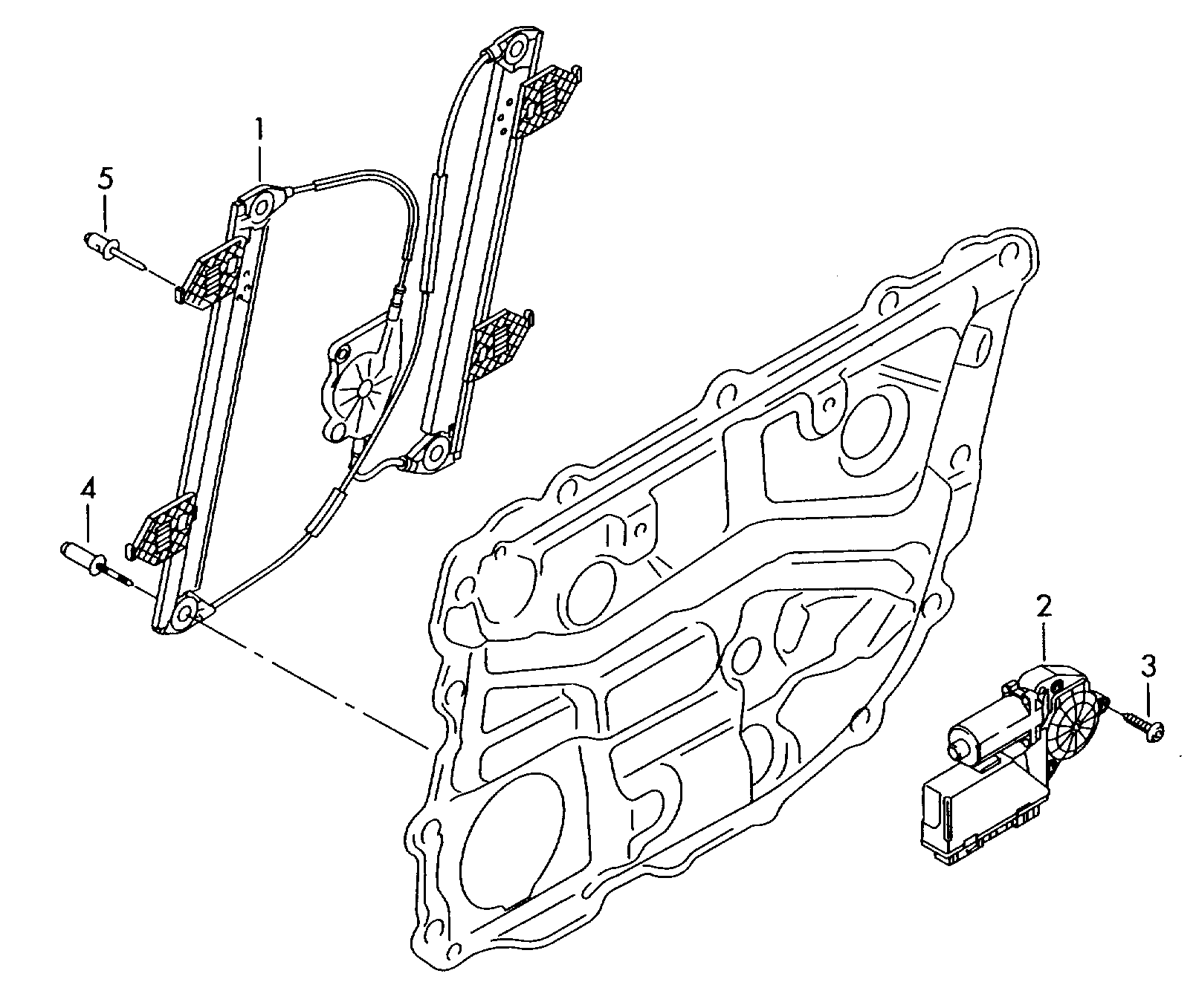 window regulator - Audi A8(A8)  