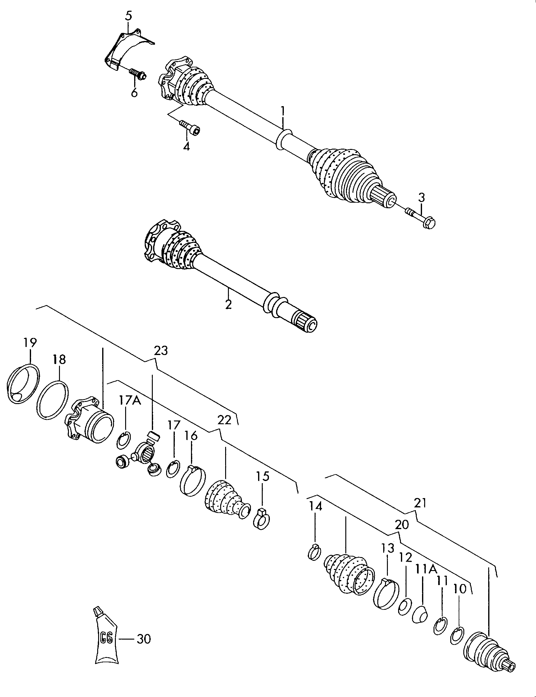 kloubovy hridel; pro automatickou prevodovku - Alhambra(AL)  