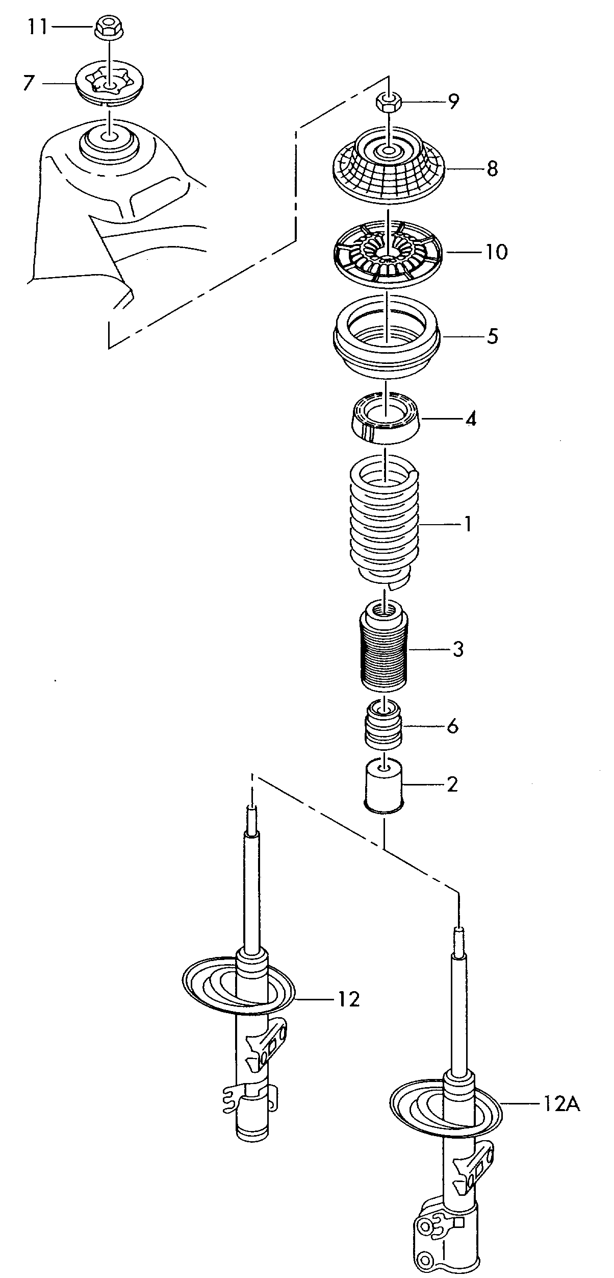 suspension; shock absorbers - Transporter(TR)  