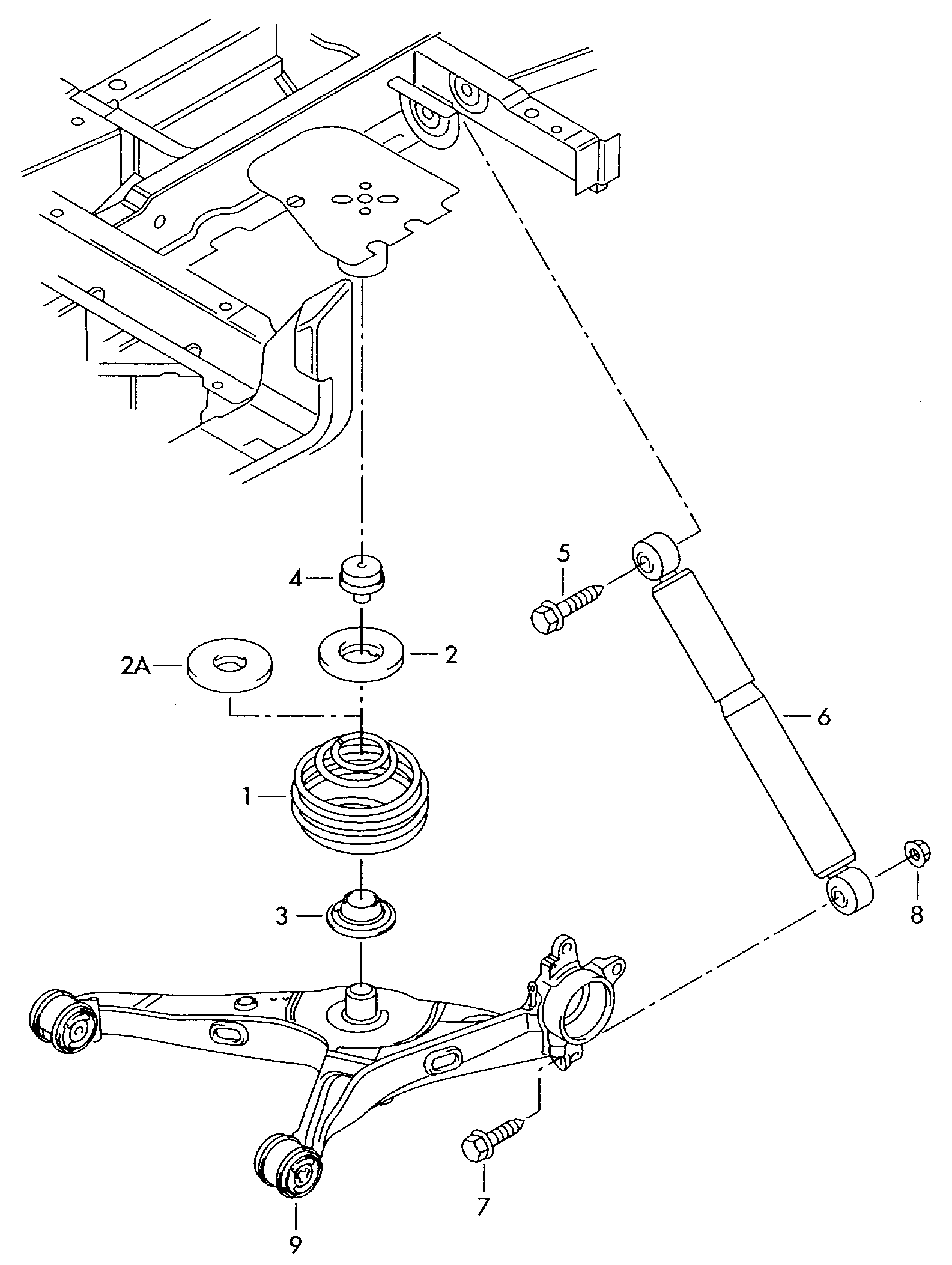 suspension; amortiguadores - Transporter(TR)  