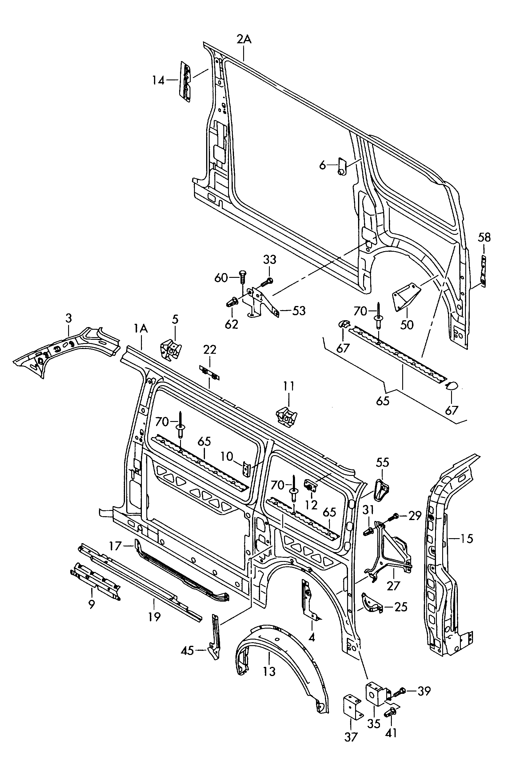 side panel, inner - Transporter(TR)  