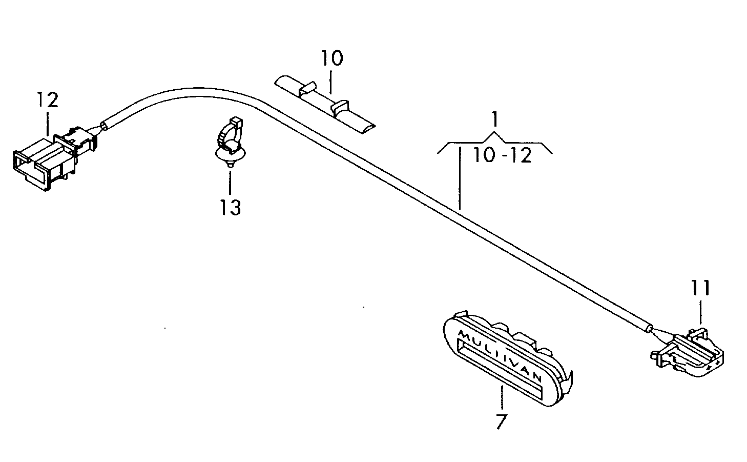 Adapter-Leitungsstrang; Steckdose - Transporter(TR)  