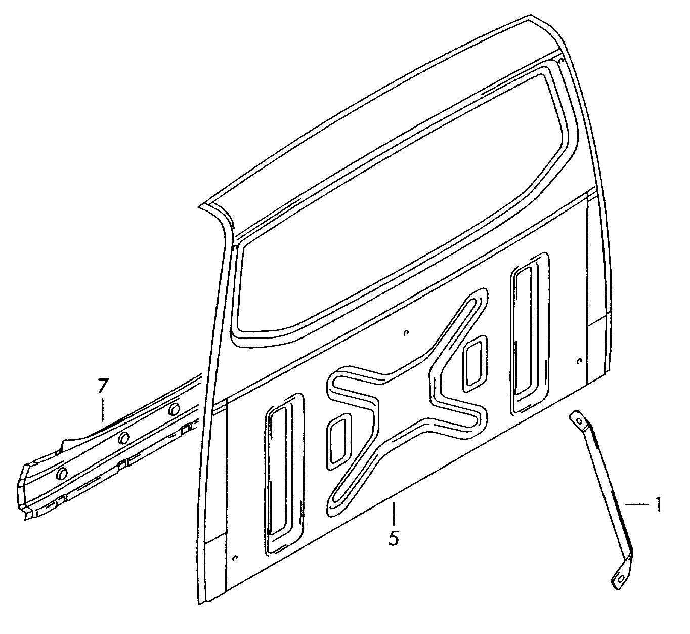rear panel - Transporter(TR)  