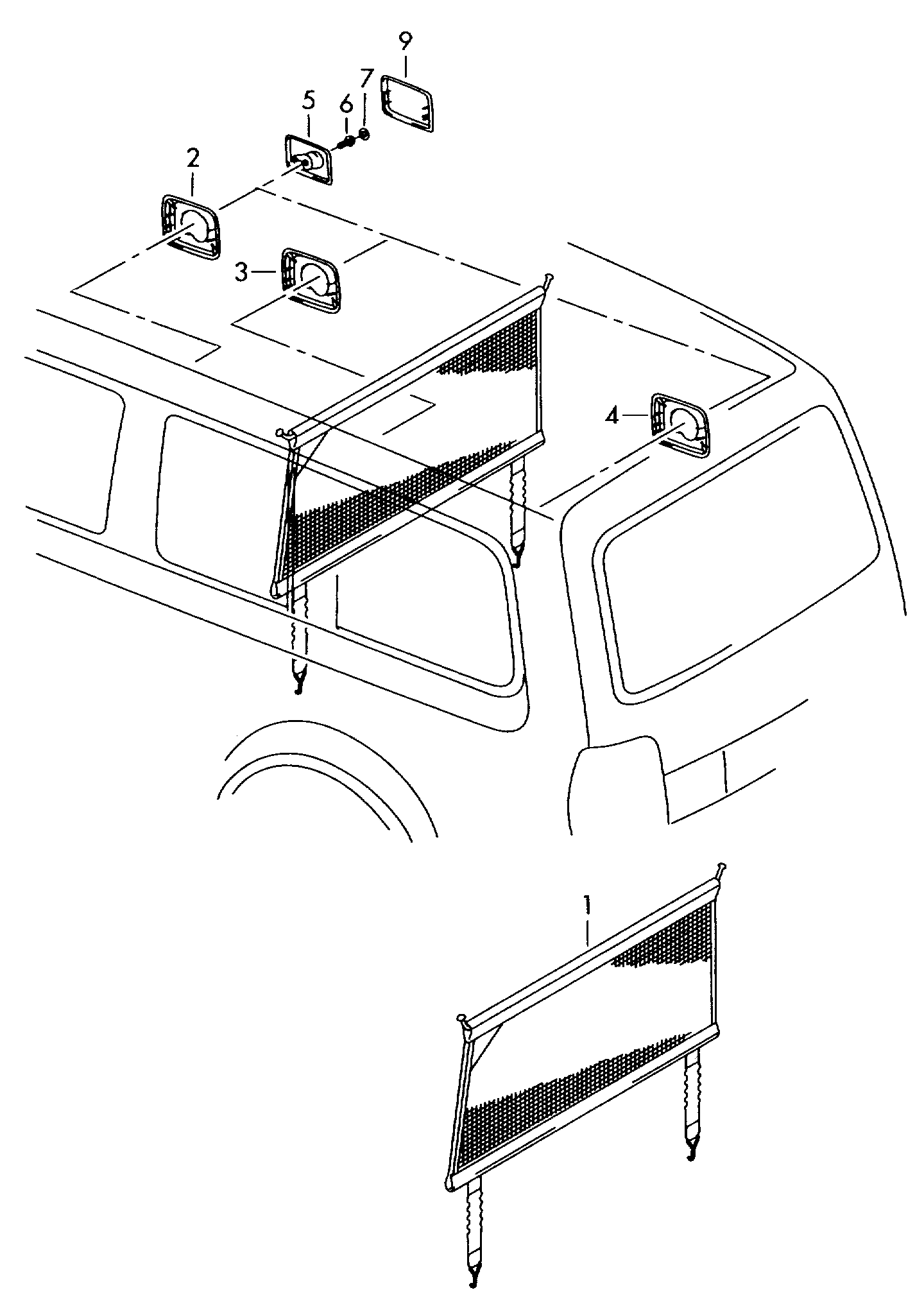 pared divisora de red - Caddy(CAD)  
