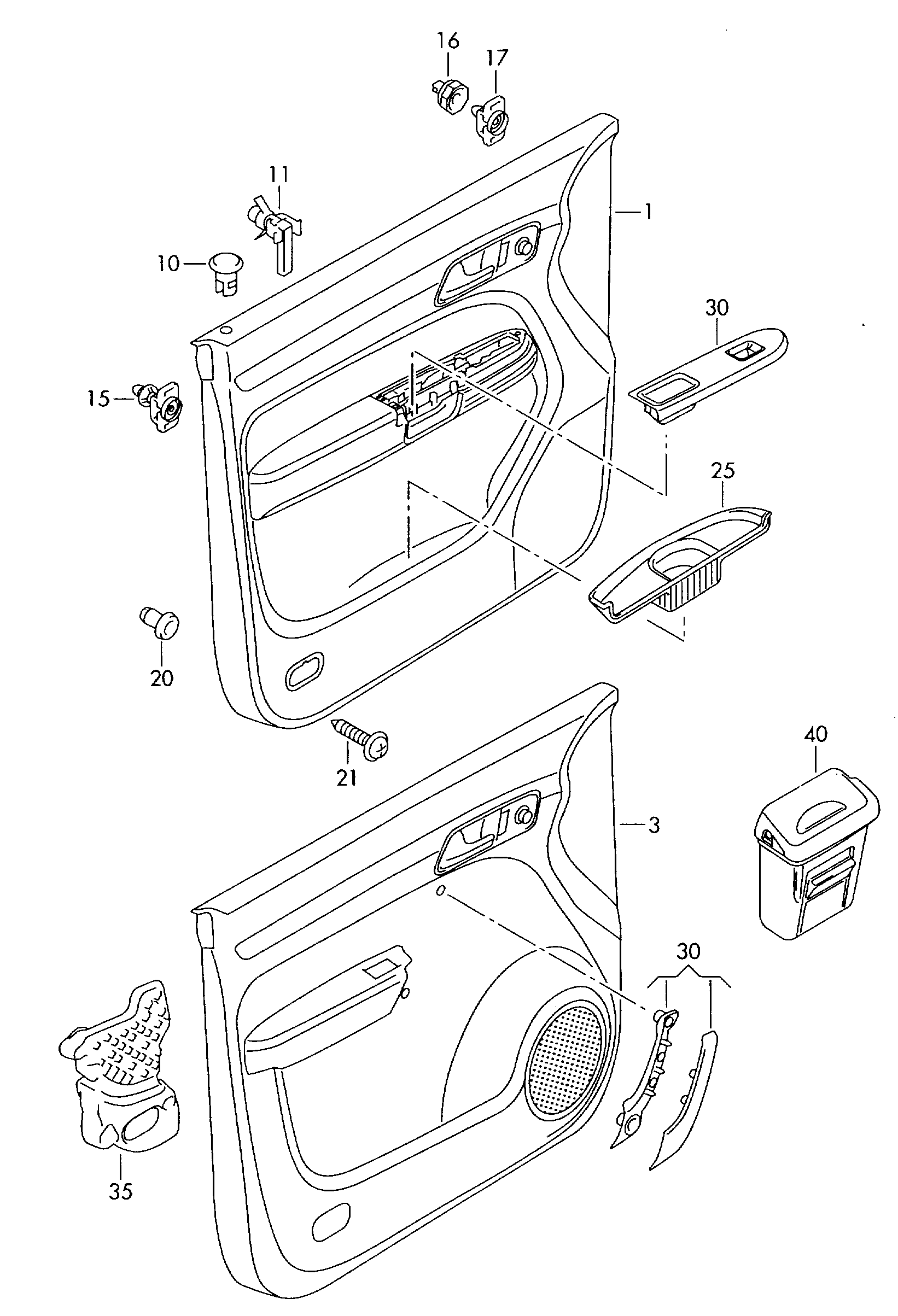 individual parts - Caddy(CA)  
